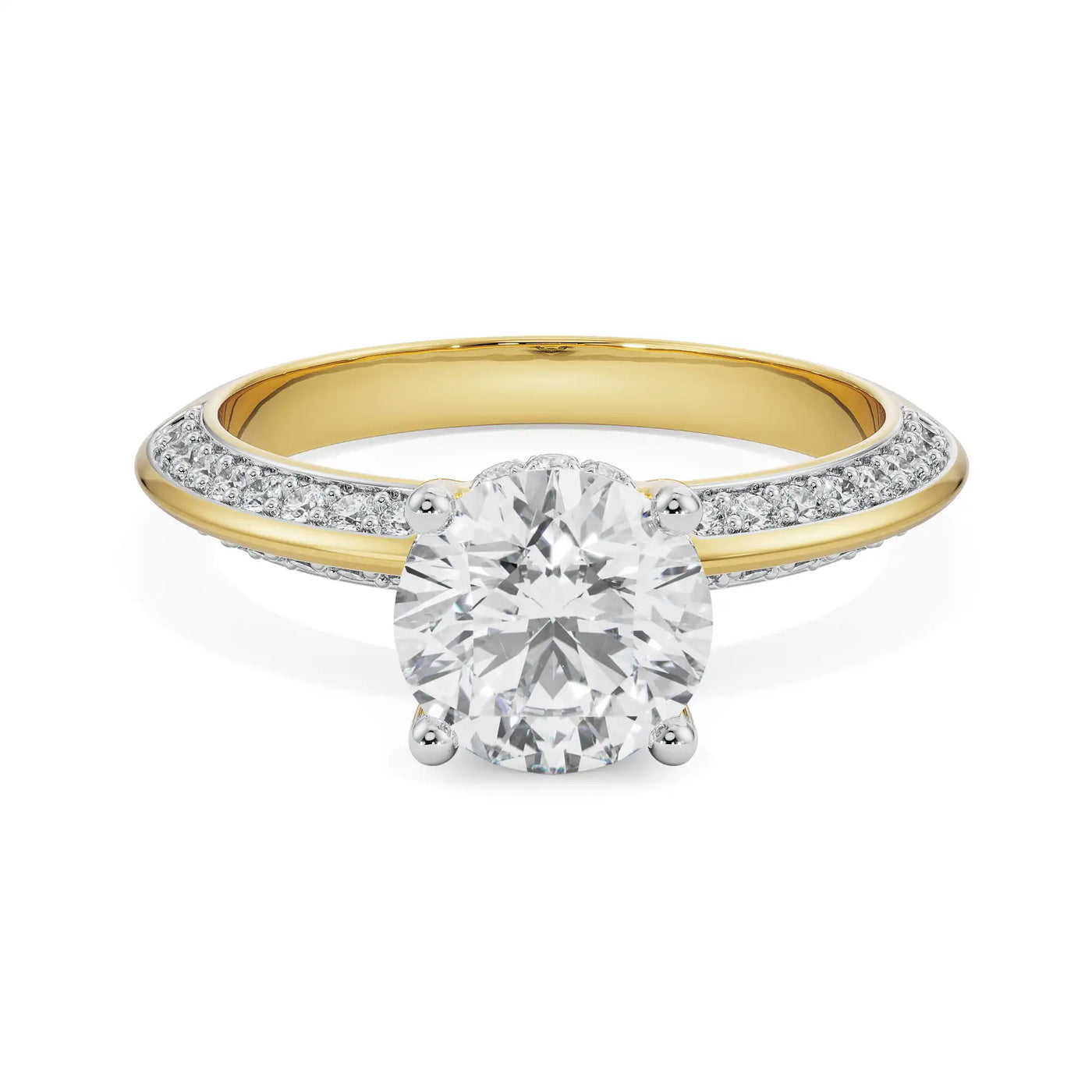 Georgia Round Lab Grown Diamond Ring 9KT