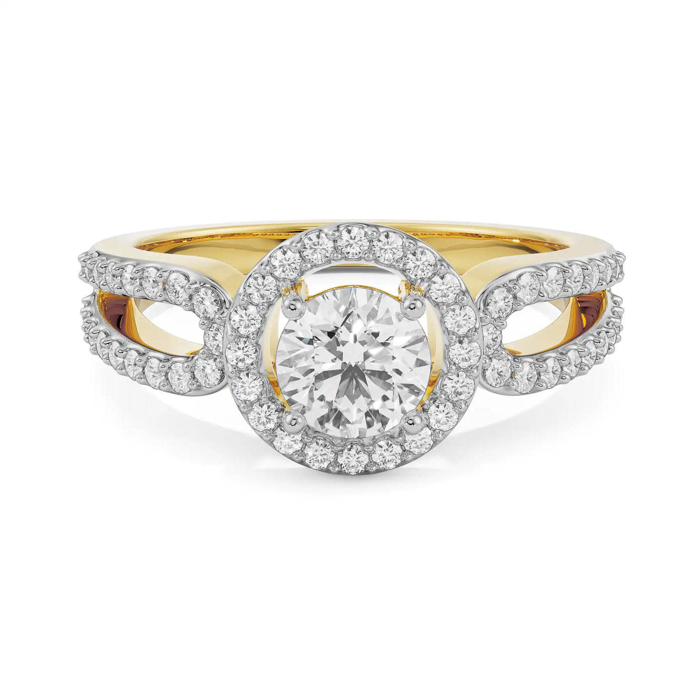 Nikki Halo Lab Grown Diamond Ring