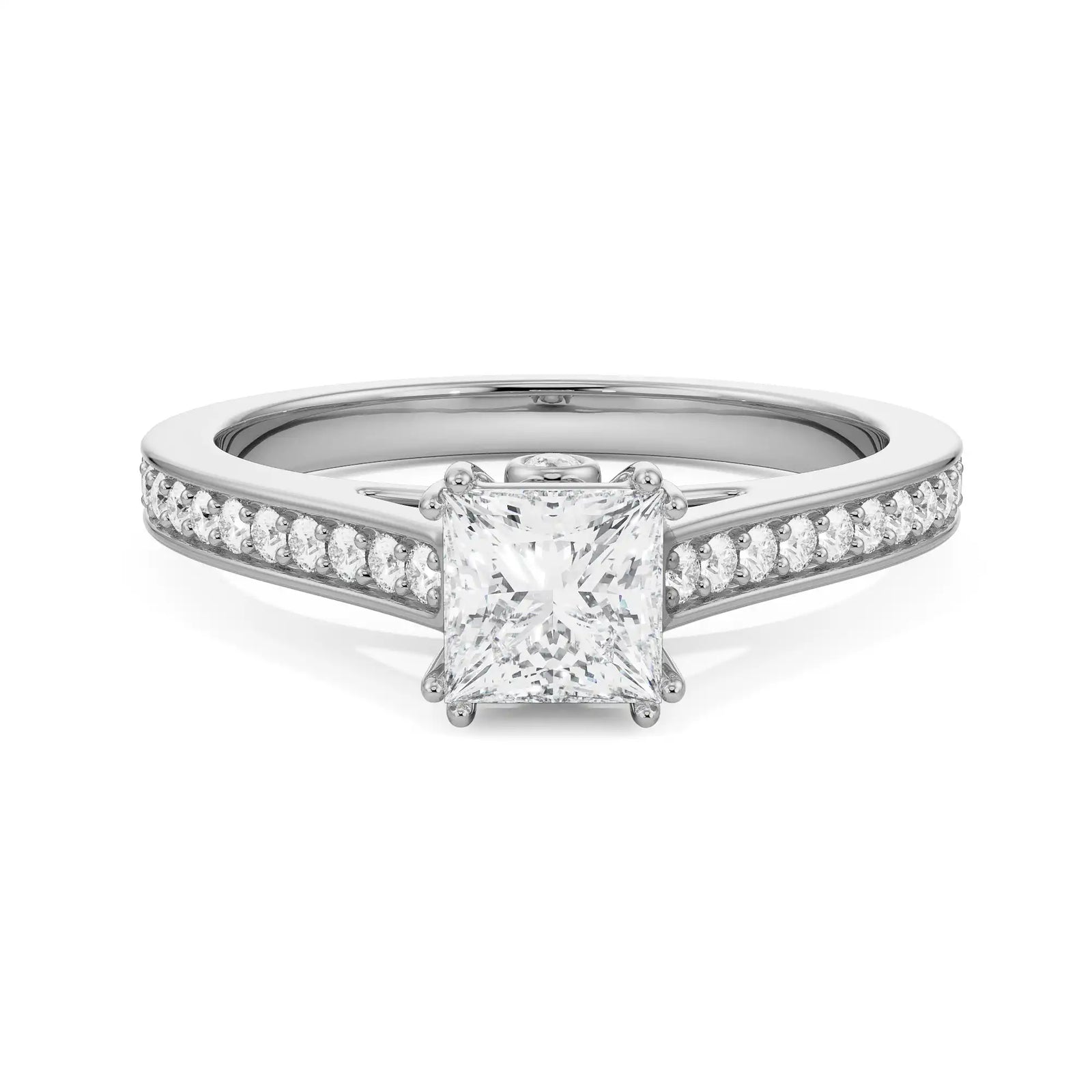 Rebecca Timeless Solitaire Ring Front View
