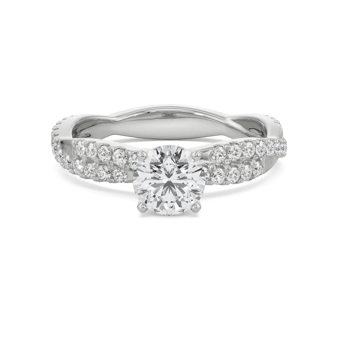 Alia Twisted Band Solitaire Ring_in_stock