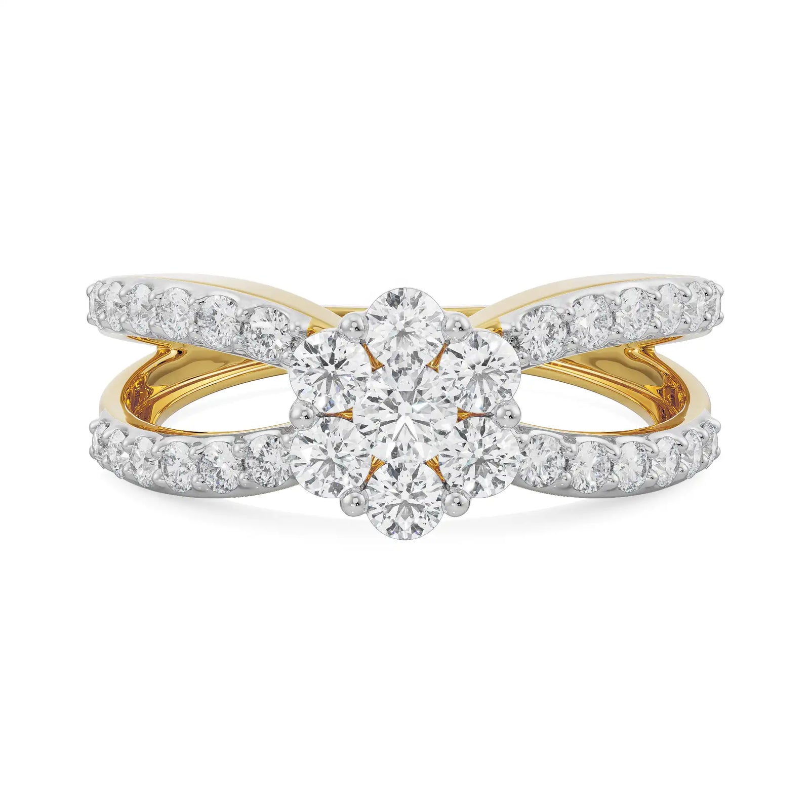 Veronica Engagement Ring for her - Front View