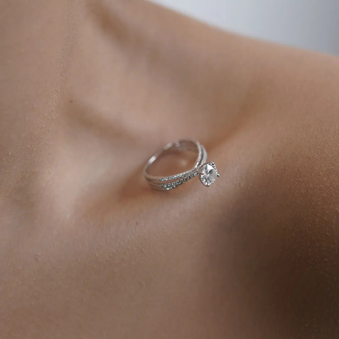 Lab-Grown Forever Sparkling Diamond Ring