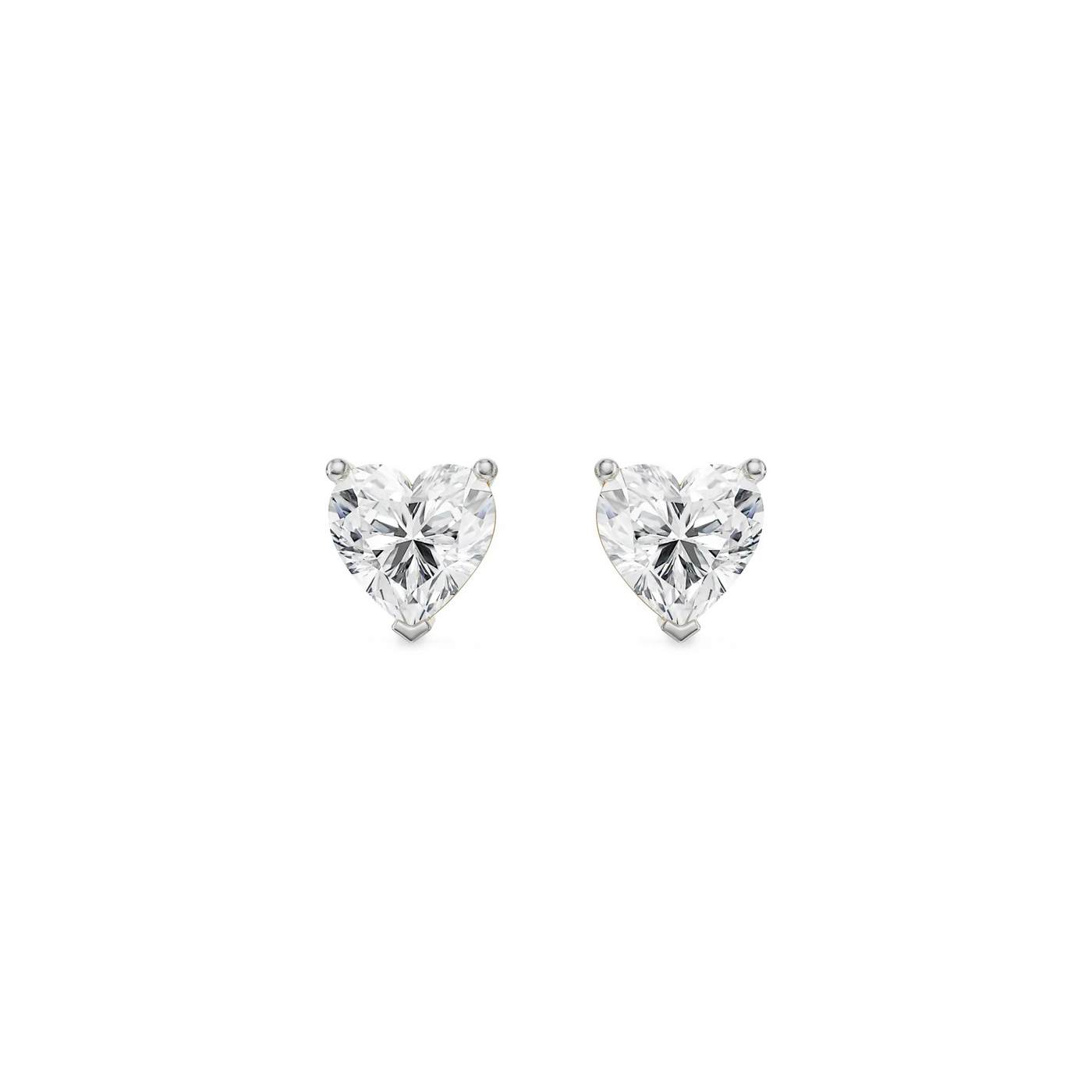 0.5 CT Sweetheart Lab Grown Diamond Studs