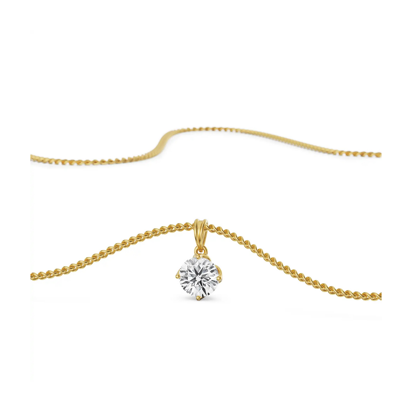 Sole Spark Lab Grown Diamond Pendant 9KT