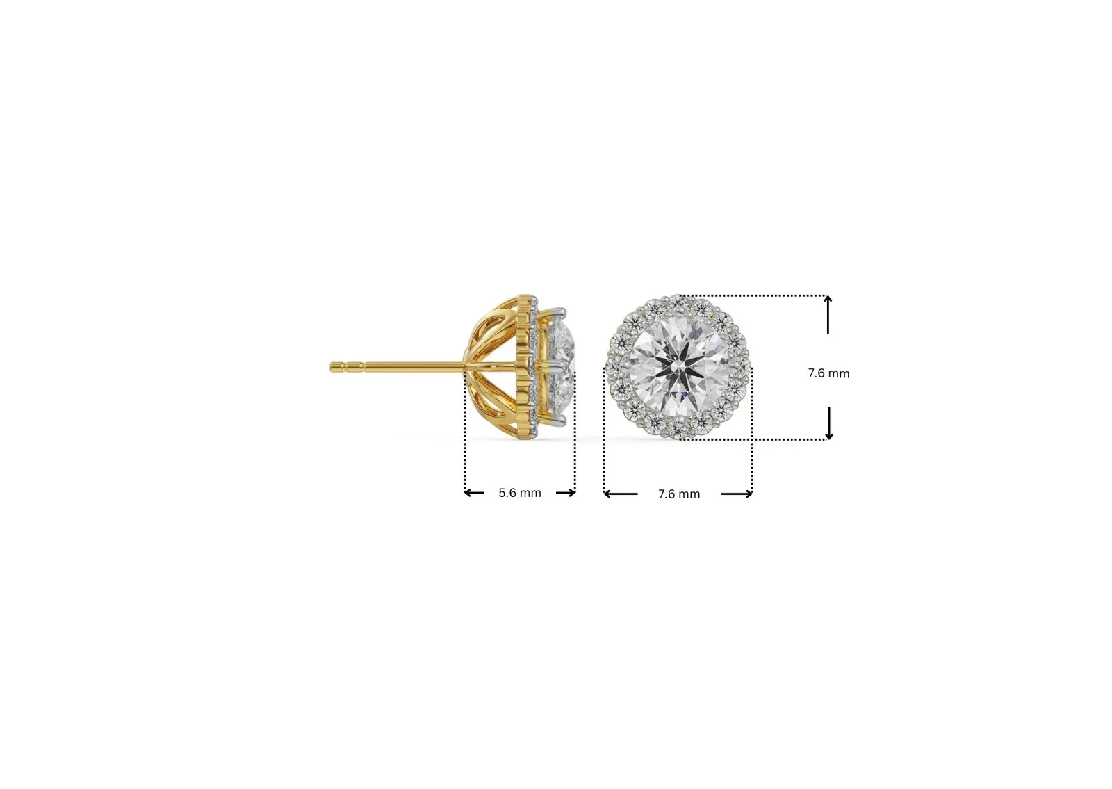 0 5 CT Halo Round Lab Grown Diamond Solitaire Studs_in-stock