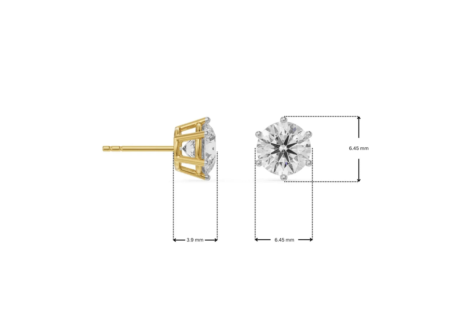0 5 CT Versatile Lab Grown Diamond Solitaire Studs_in-stock