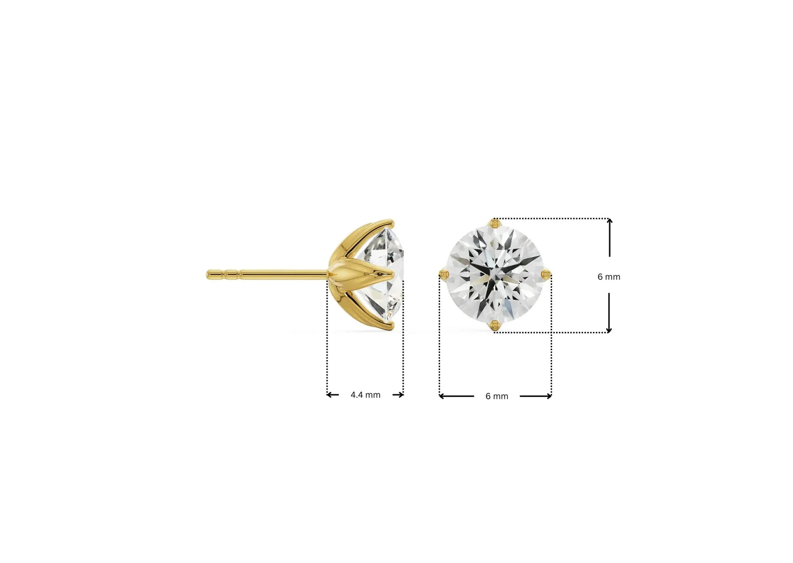 0.5 CT Lyla Blooming Lab Diamond Studs