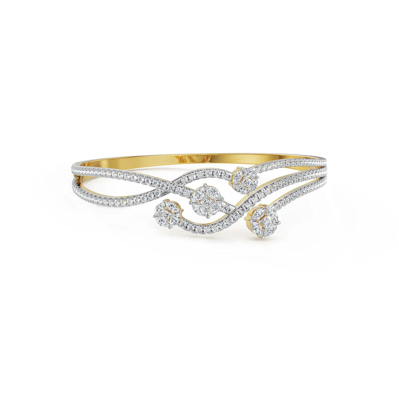 Bella Dainty Lab Grown Diamond Bangle
