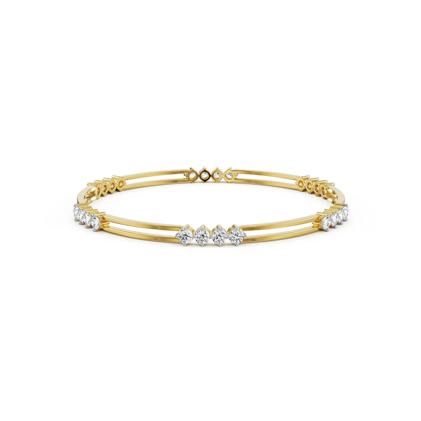 Kiara Minimalist Lab Grown Diamond Bangle