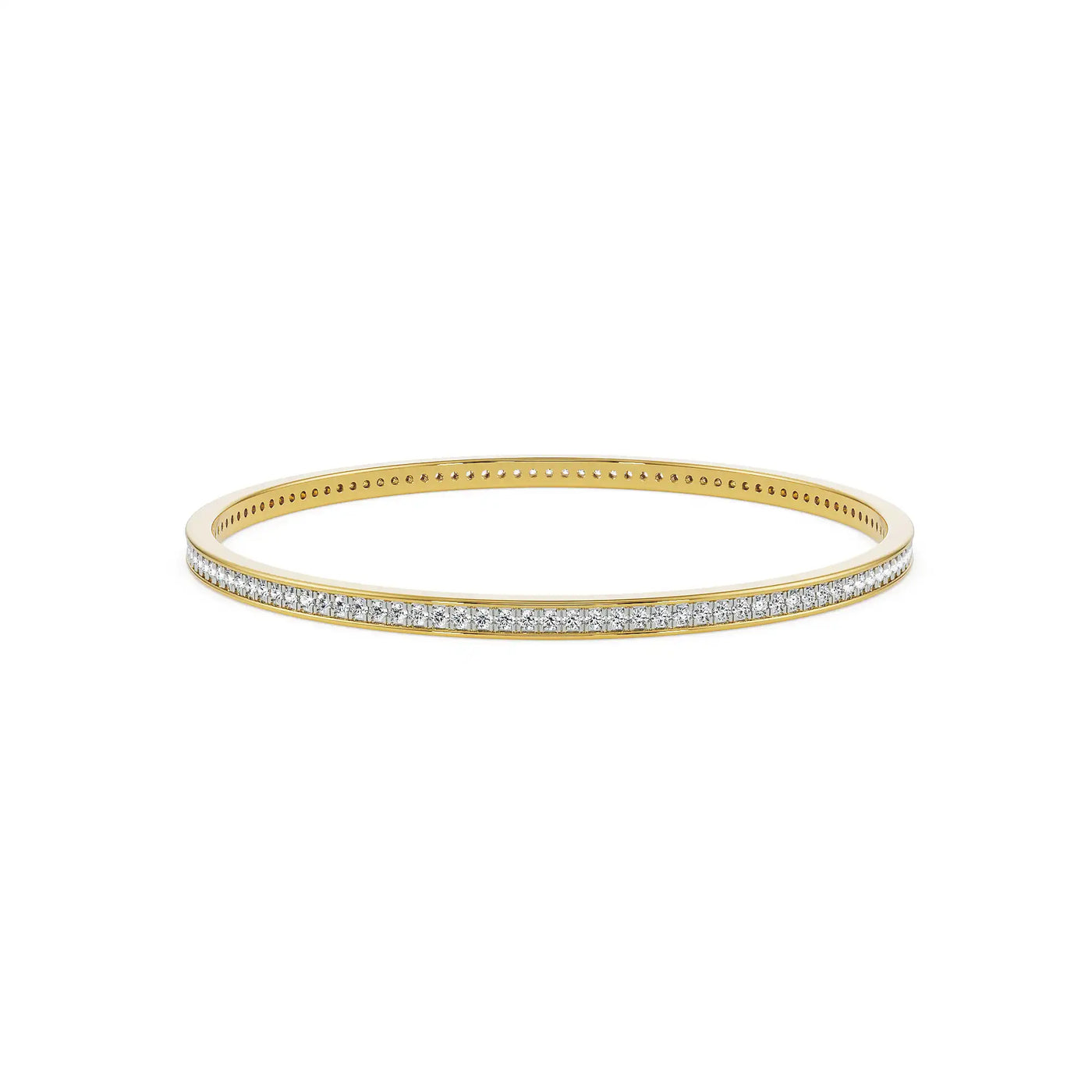 Amber Lab Grown Diamond Bangle
