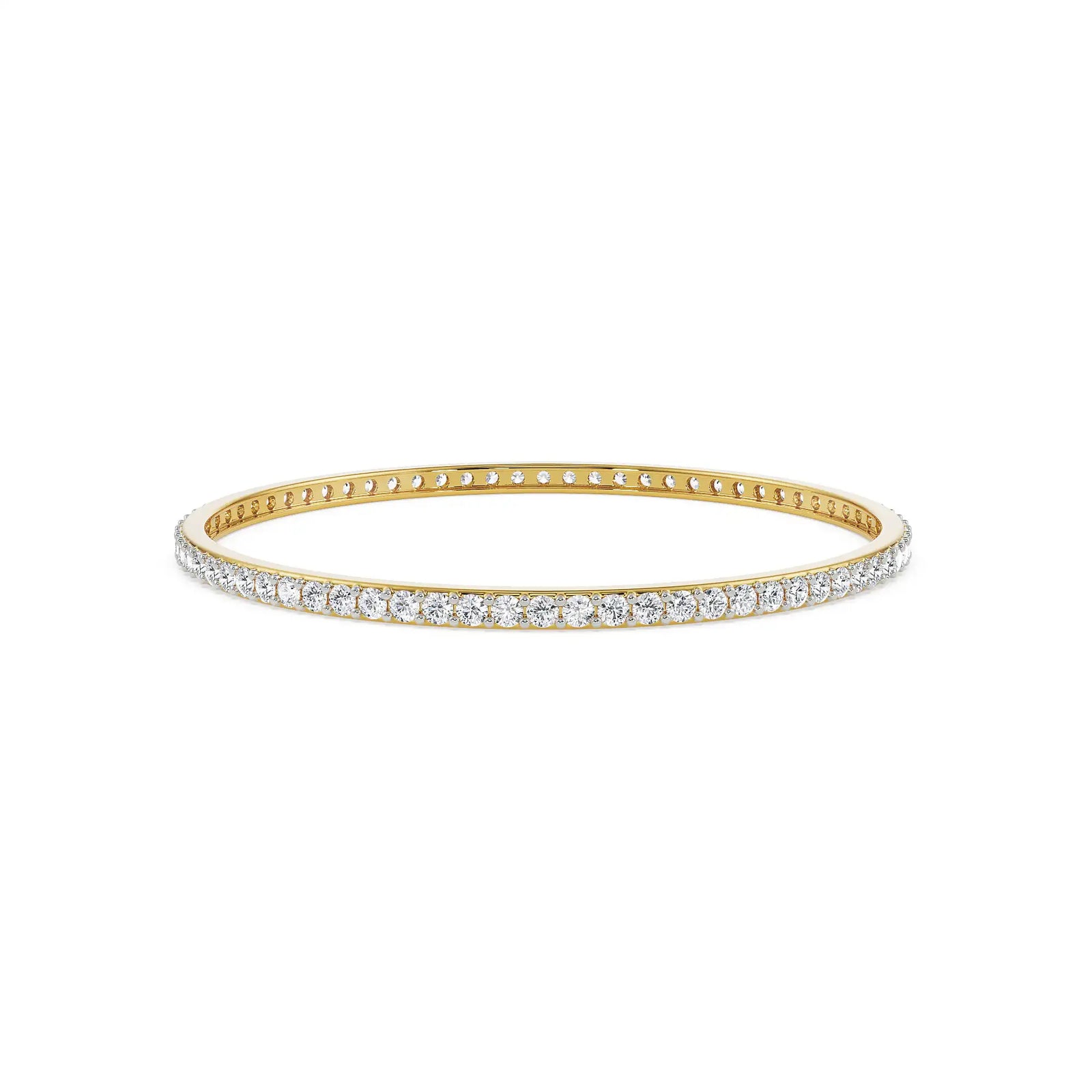 Sienna Statement Lab Grown Diamond Bangle - front view