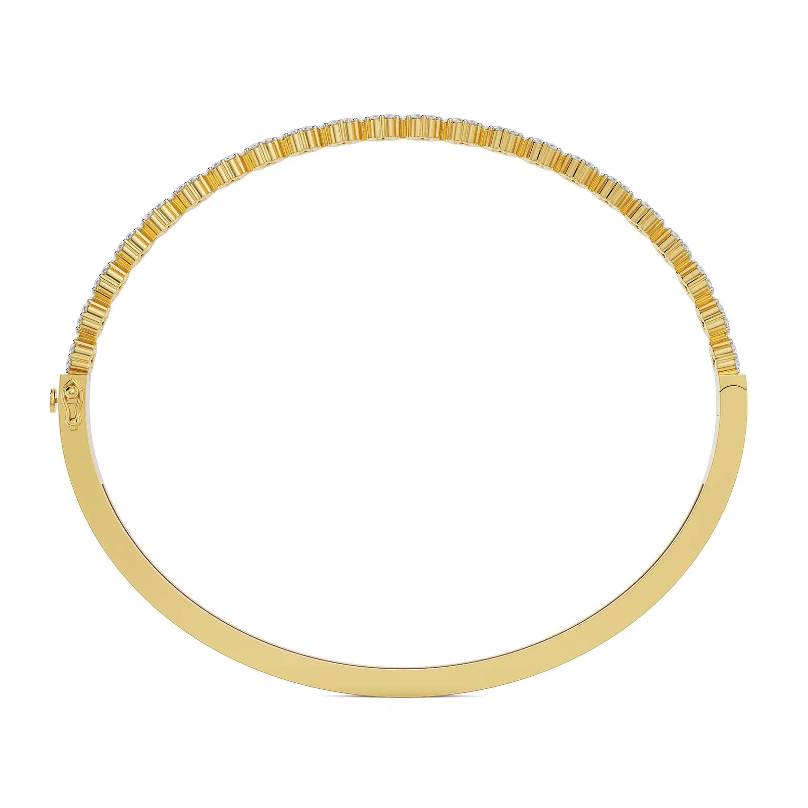 Rosie Clustered Diamond Bracelet Back View