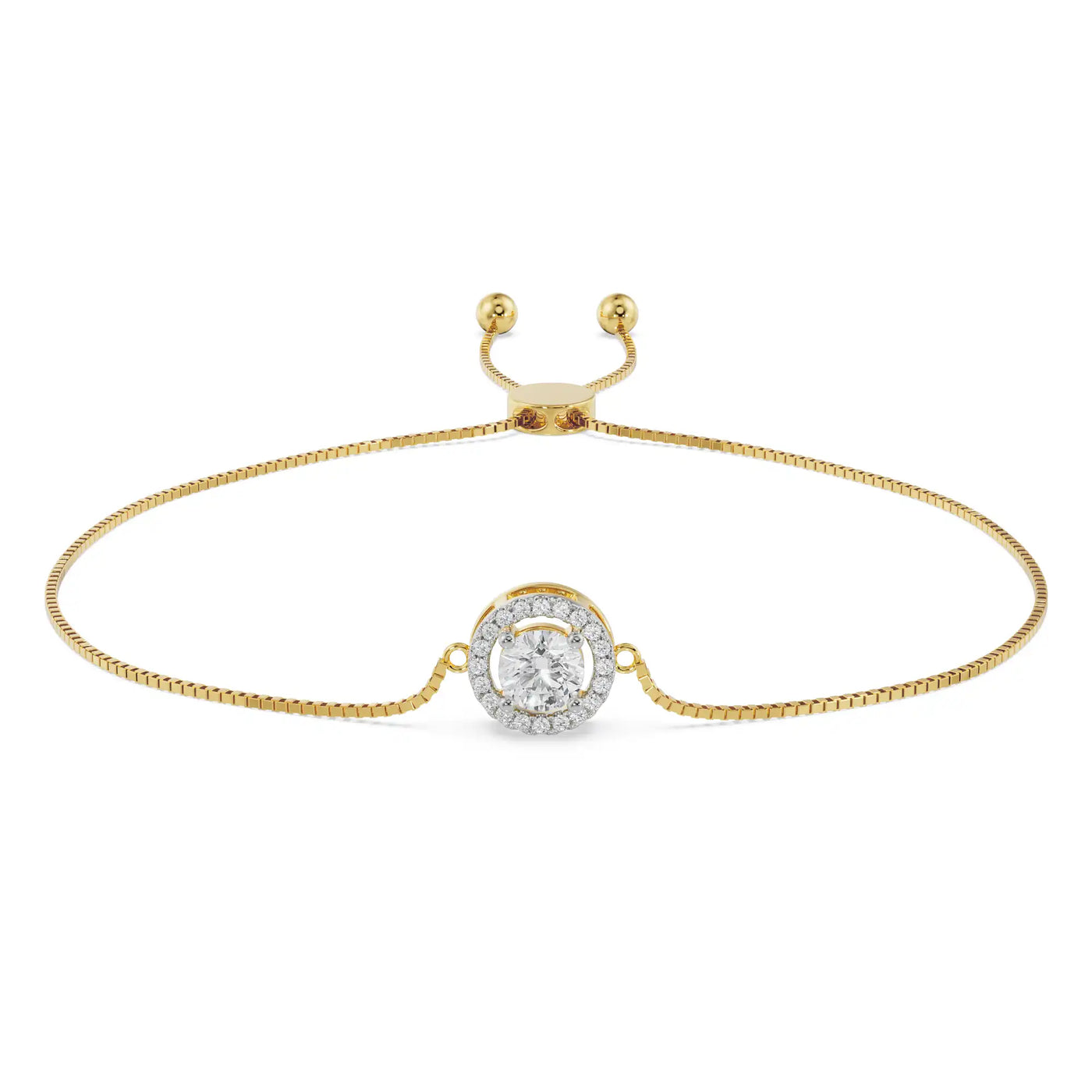 Subtle Shimmering Lab Grown Diamond Bracelet 9KT