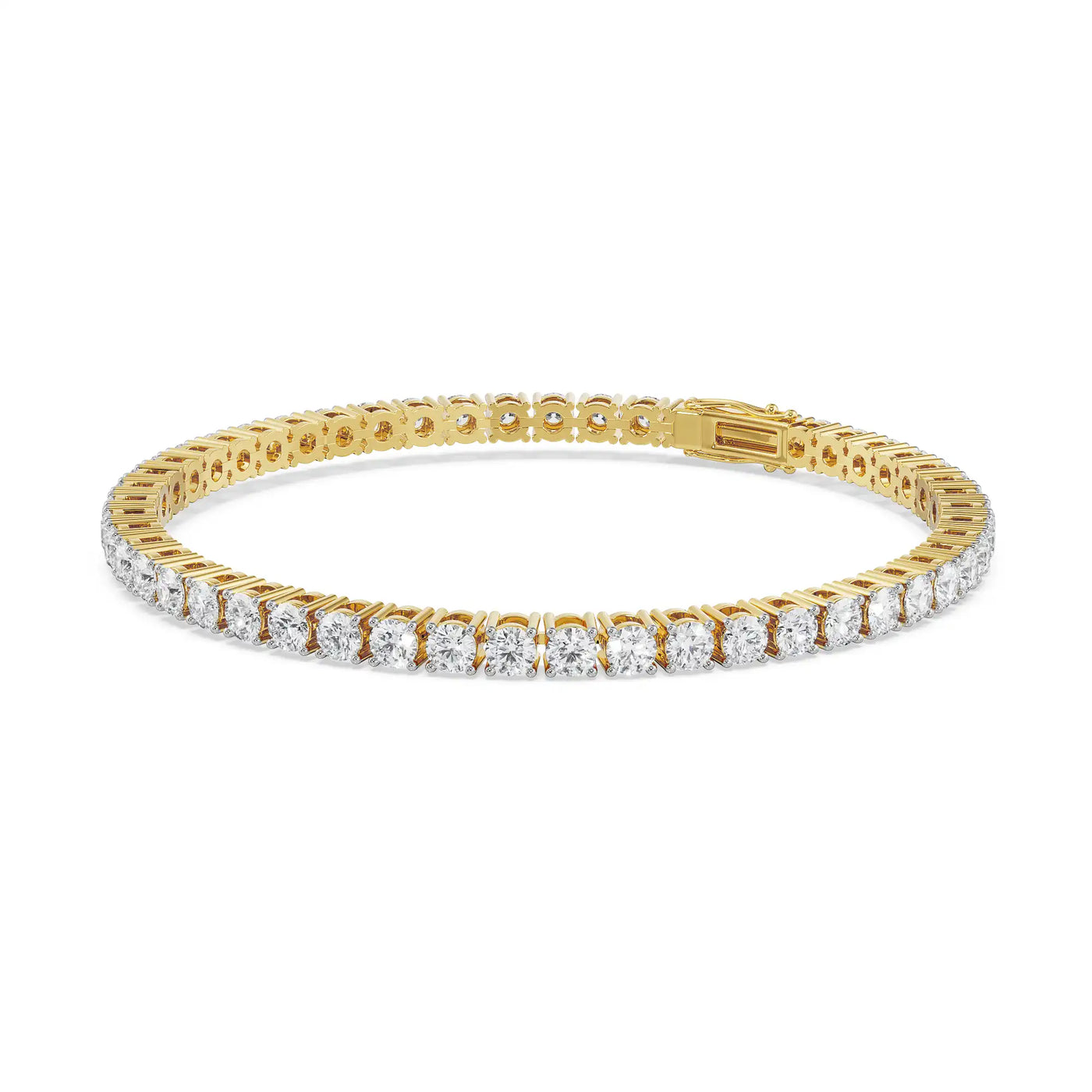 Glimmering Lab Grown Diamond Tennis Bracelet 9KT