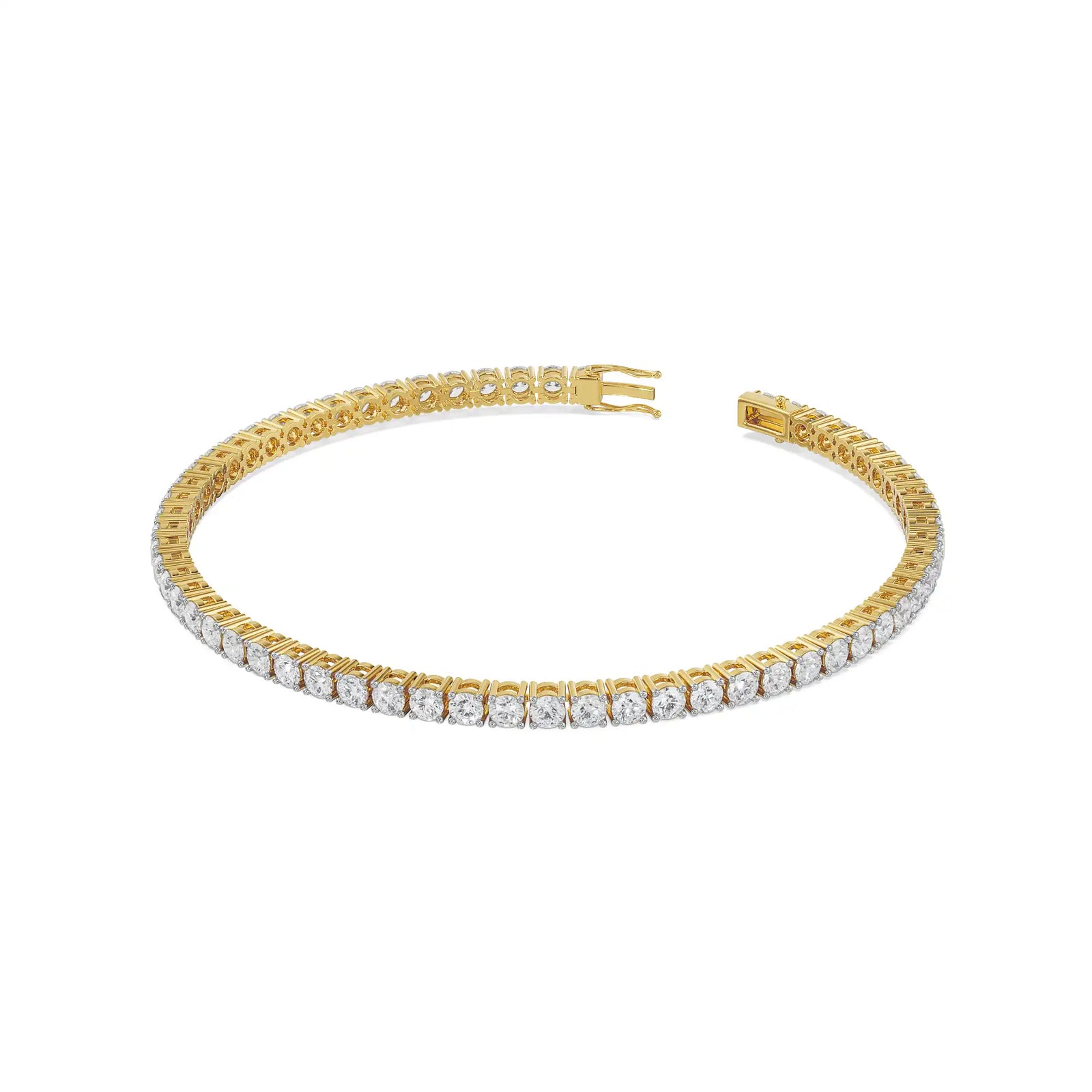 8 Pointer Queen Diamond Tennis Bracelet Prospective View