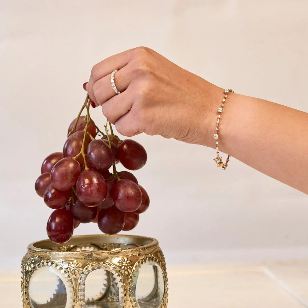 Spaced Tennis Lab Grown Diamond Bracelet