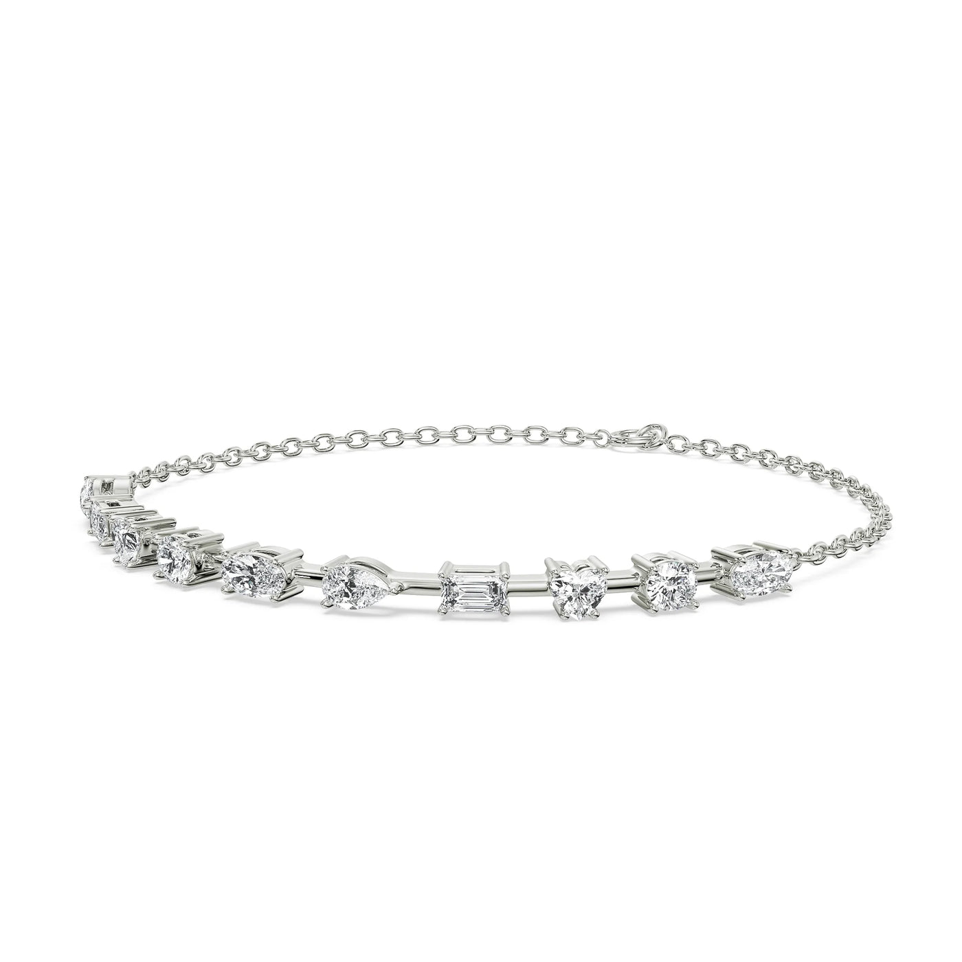 Multi Lab Grown Diamond Tennis Bracelet
