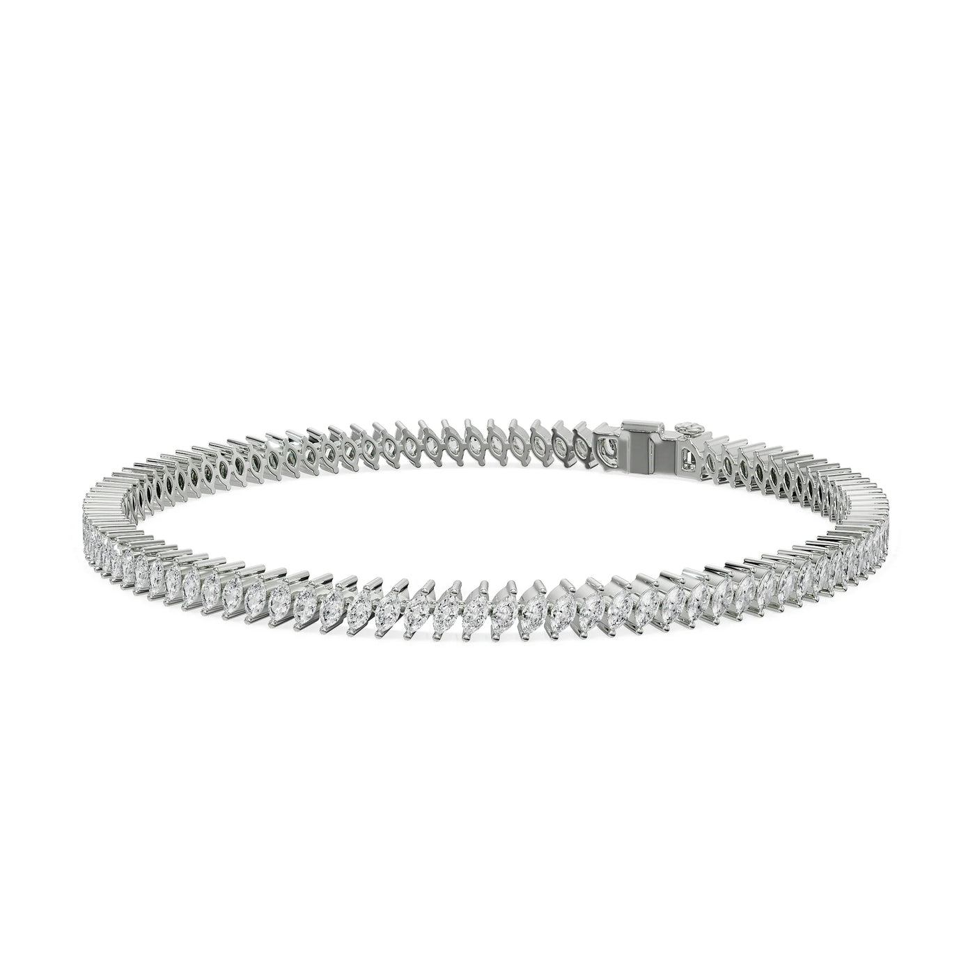 Marquise Cocktail Lab Grown Diamond Bracelet
