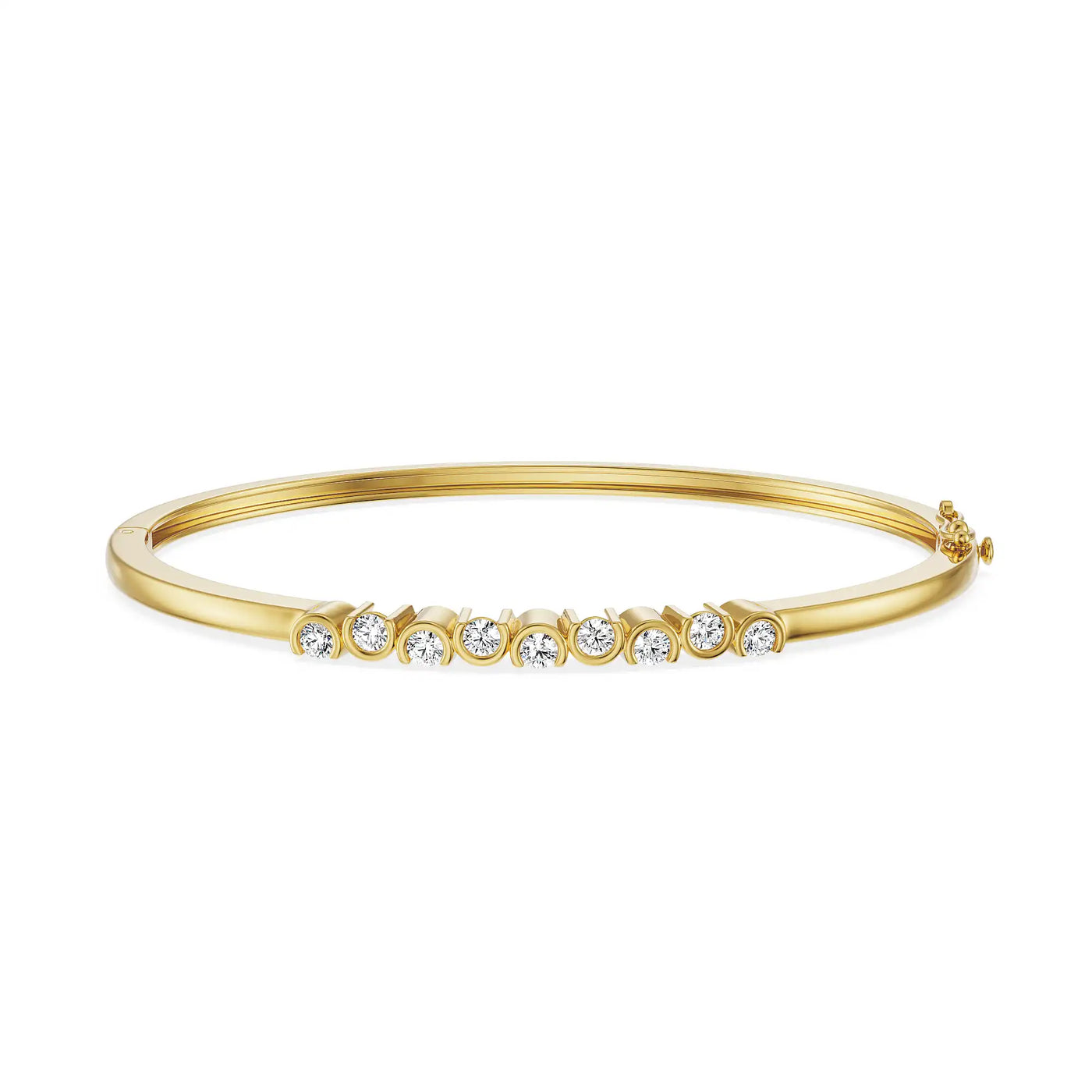 Sloane Dainty Round Lab Grown Diamond Bracelet 9KT