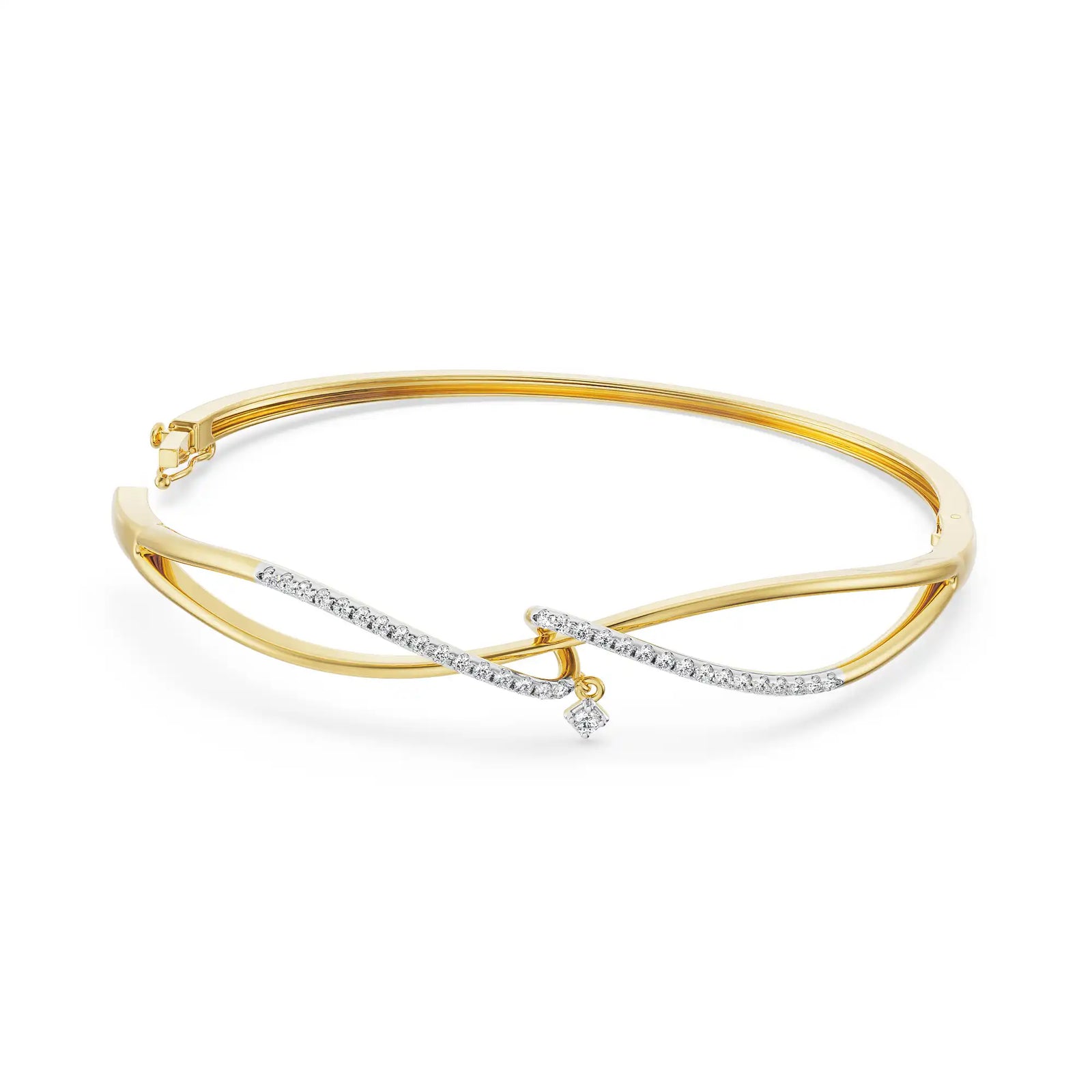 Mindy Minimalist Diamond Bracelet Front view