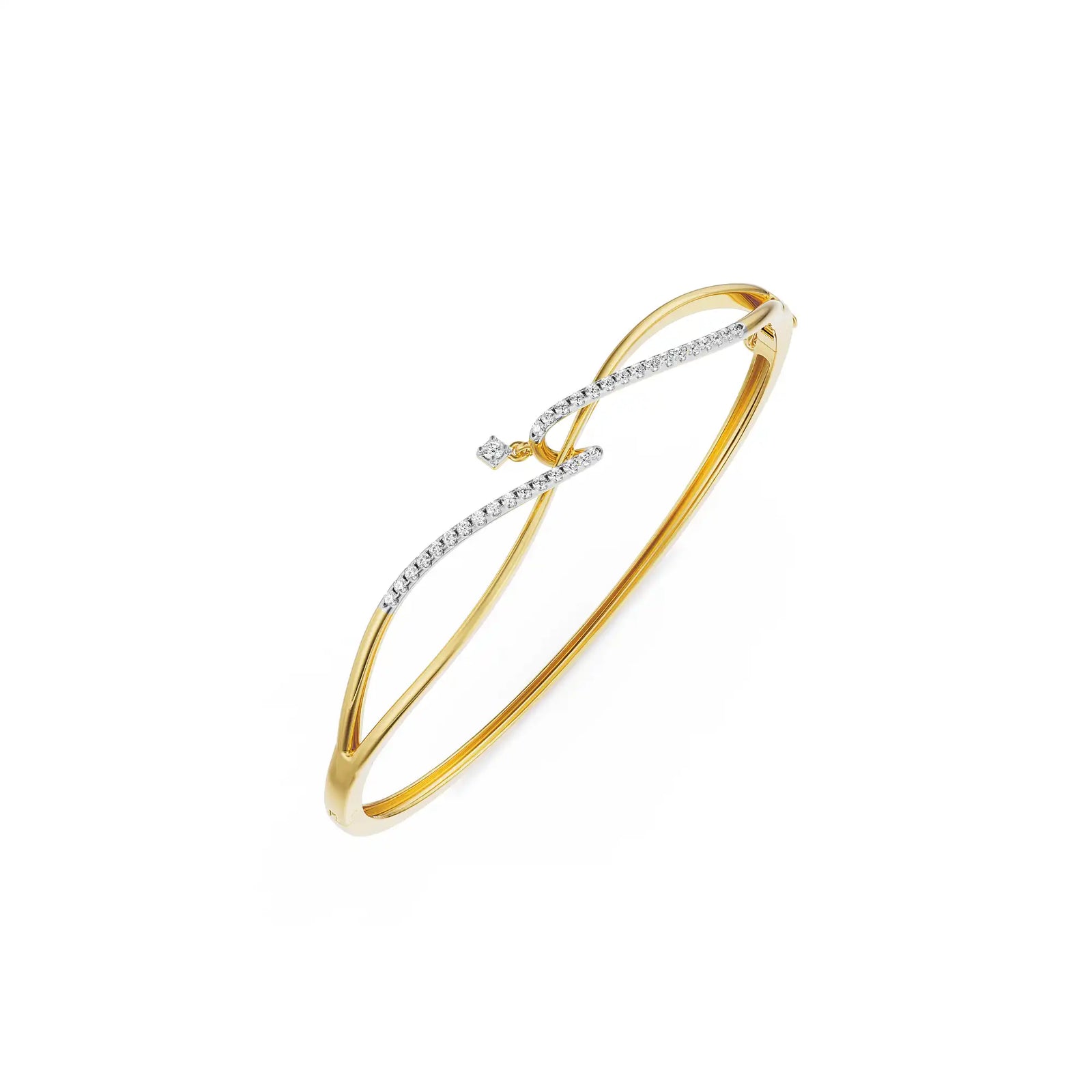 Mindy Minimalist Diamond Bracelet Top view