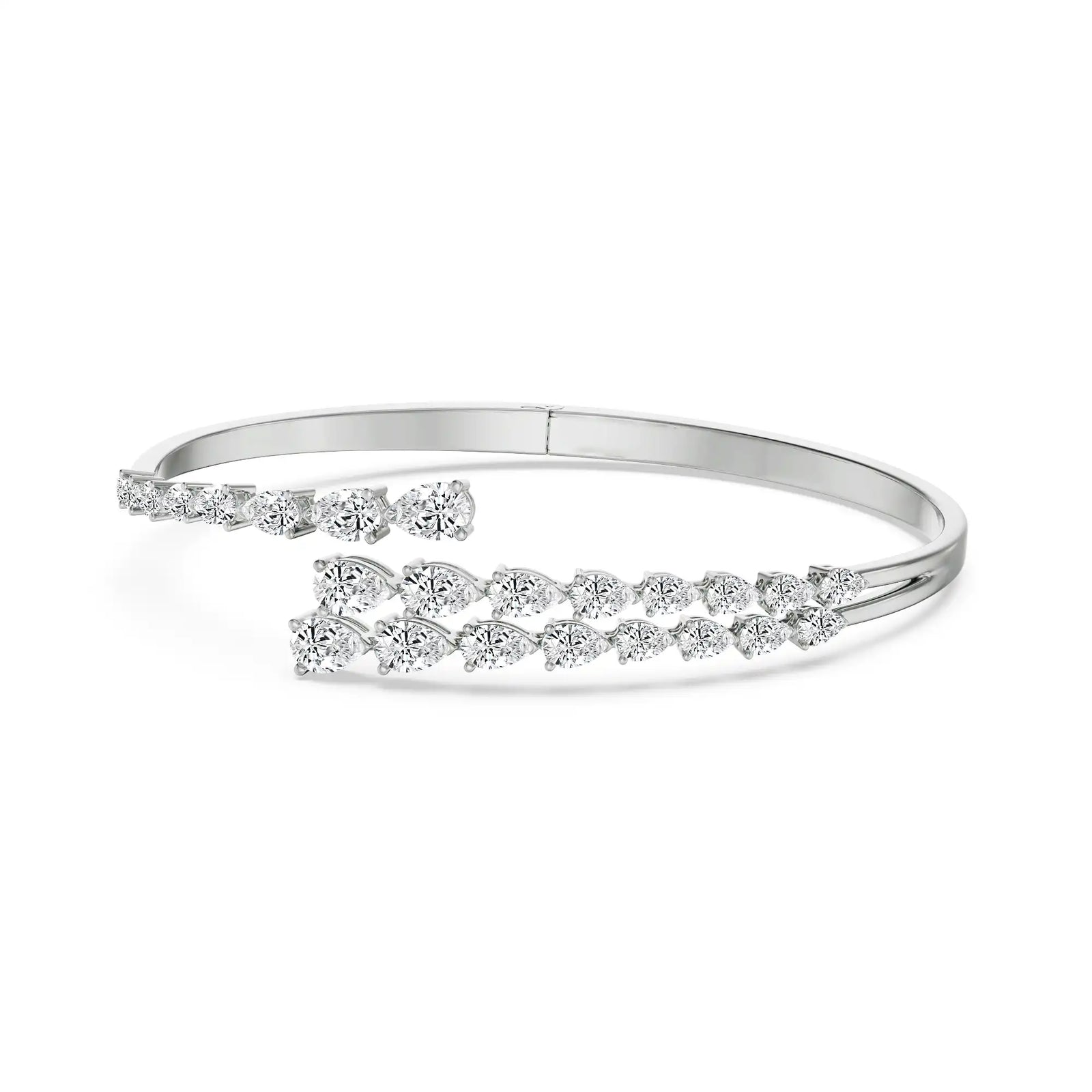 Sylvie Lab Grown Diamond Bracelet - Front View in 9KT