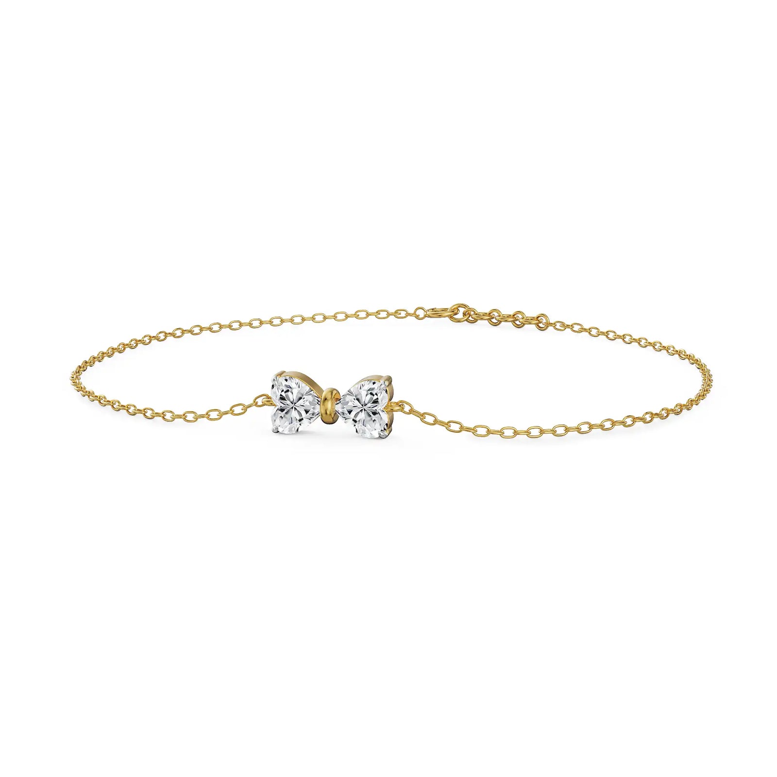 Beloved Bow Lab Grown Diamond Bracelet_in-stock