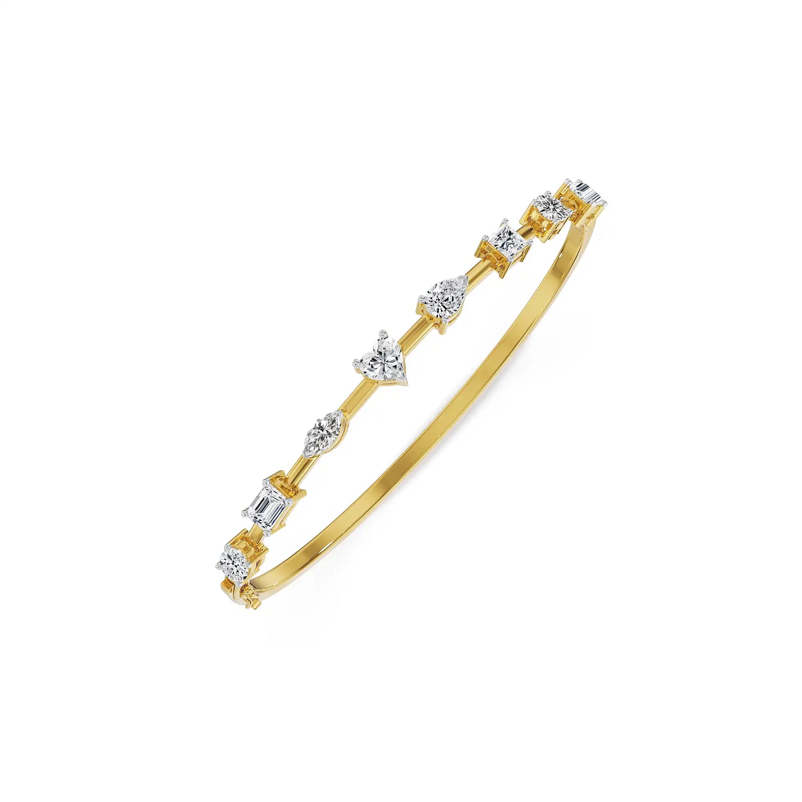 Ivana Multistone Lab Grown Diamond Bracelet 9KT