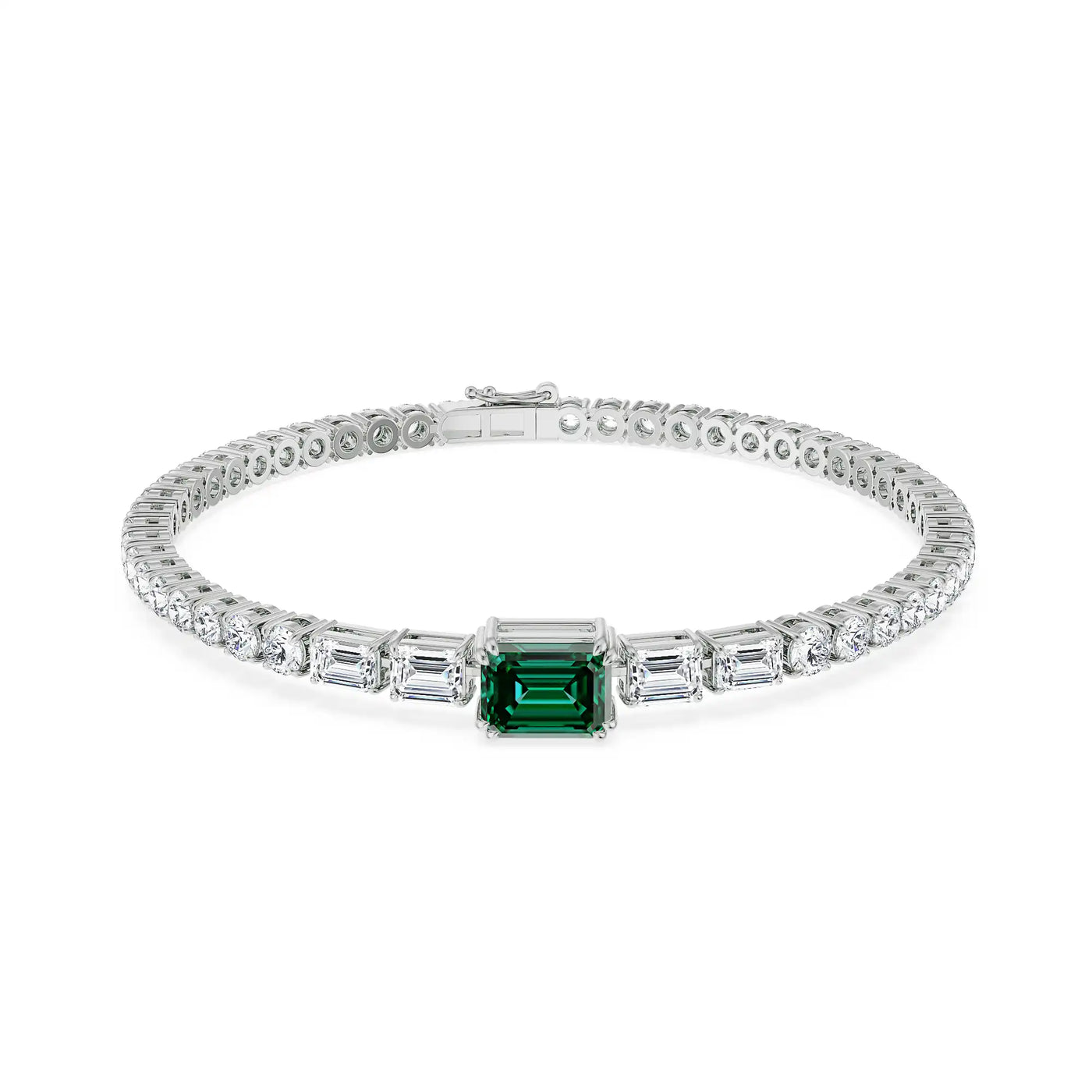 Nina Emerald Lab Diamond Bracelet
