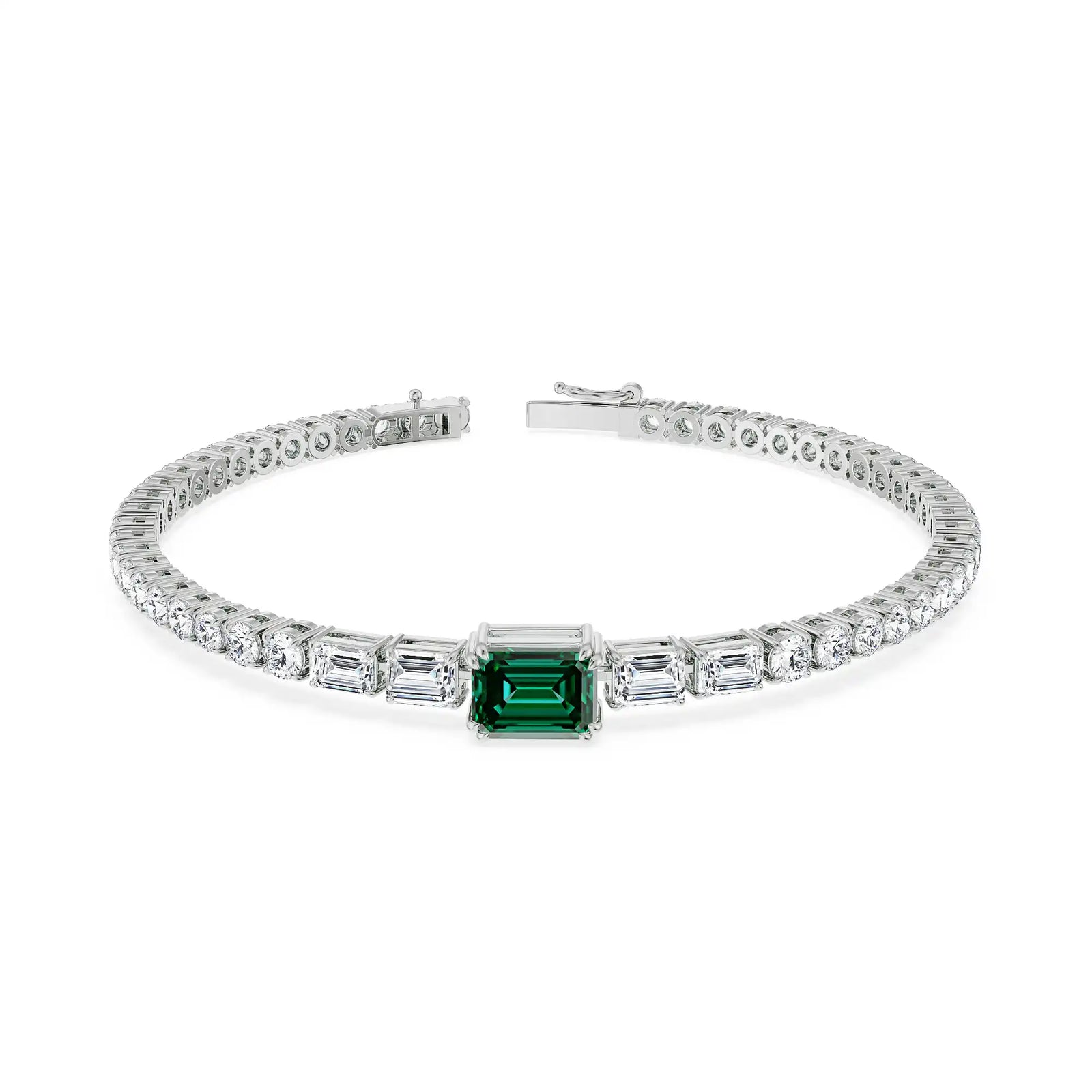 Nina Emerald Lab Diamond Bracelet