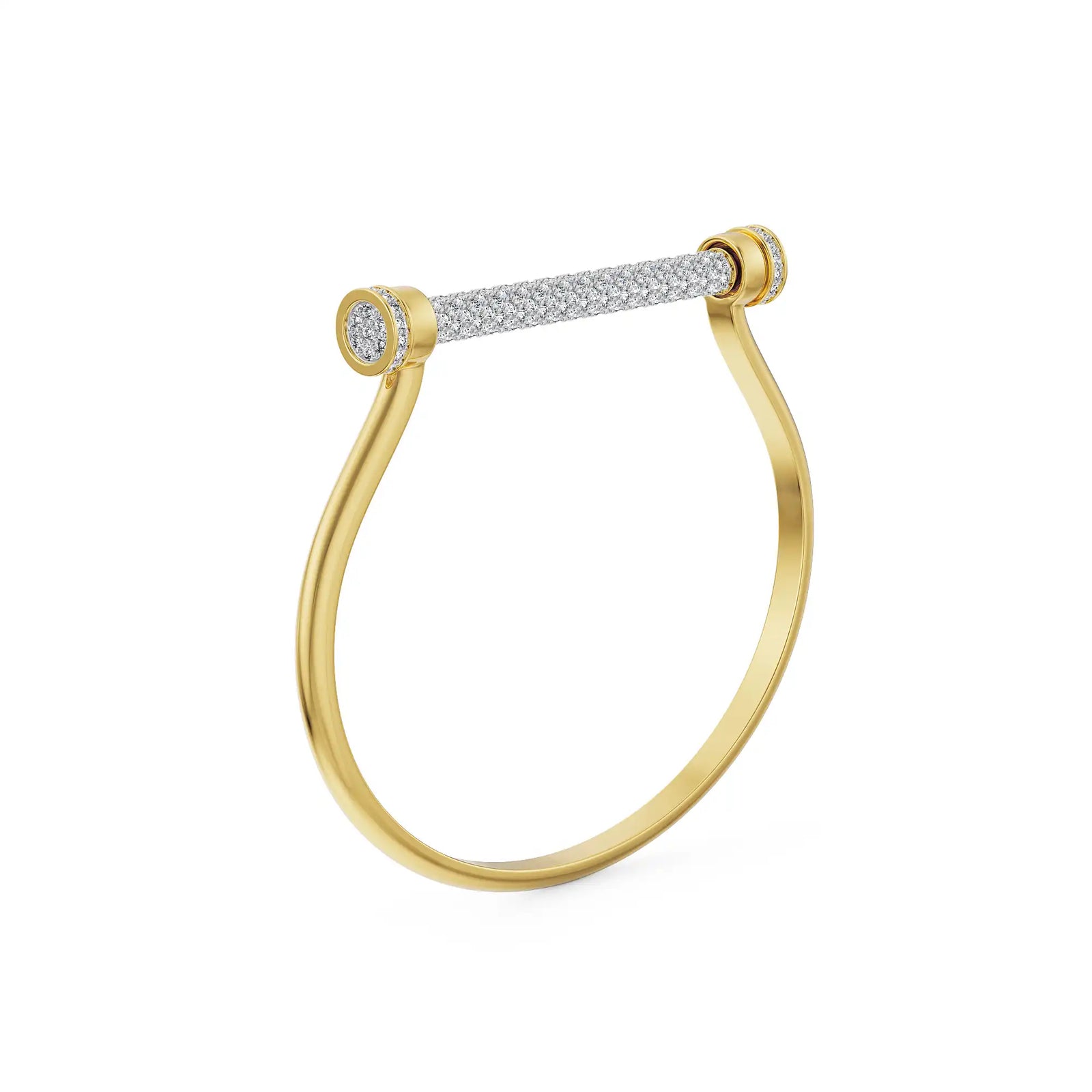 Orbit Glow Lab Grown Diamond Bracelet - side view