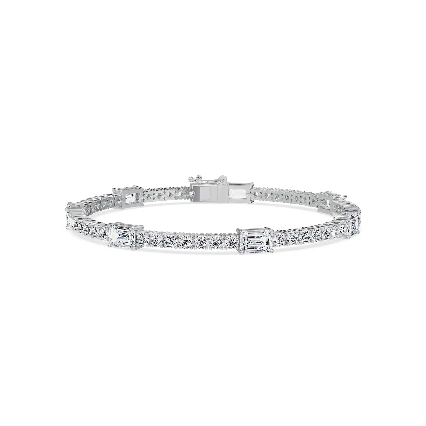Interval Glow Lab Grown Diamond Bracelet 9KT