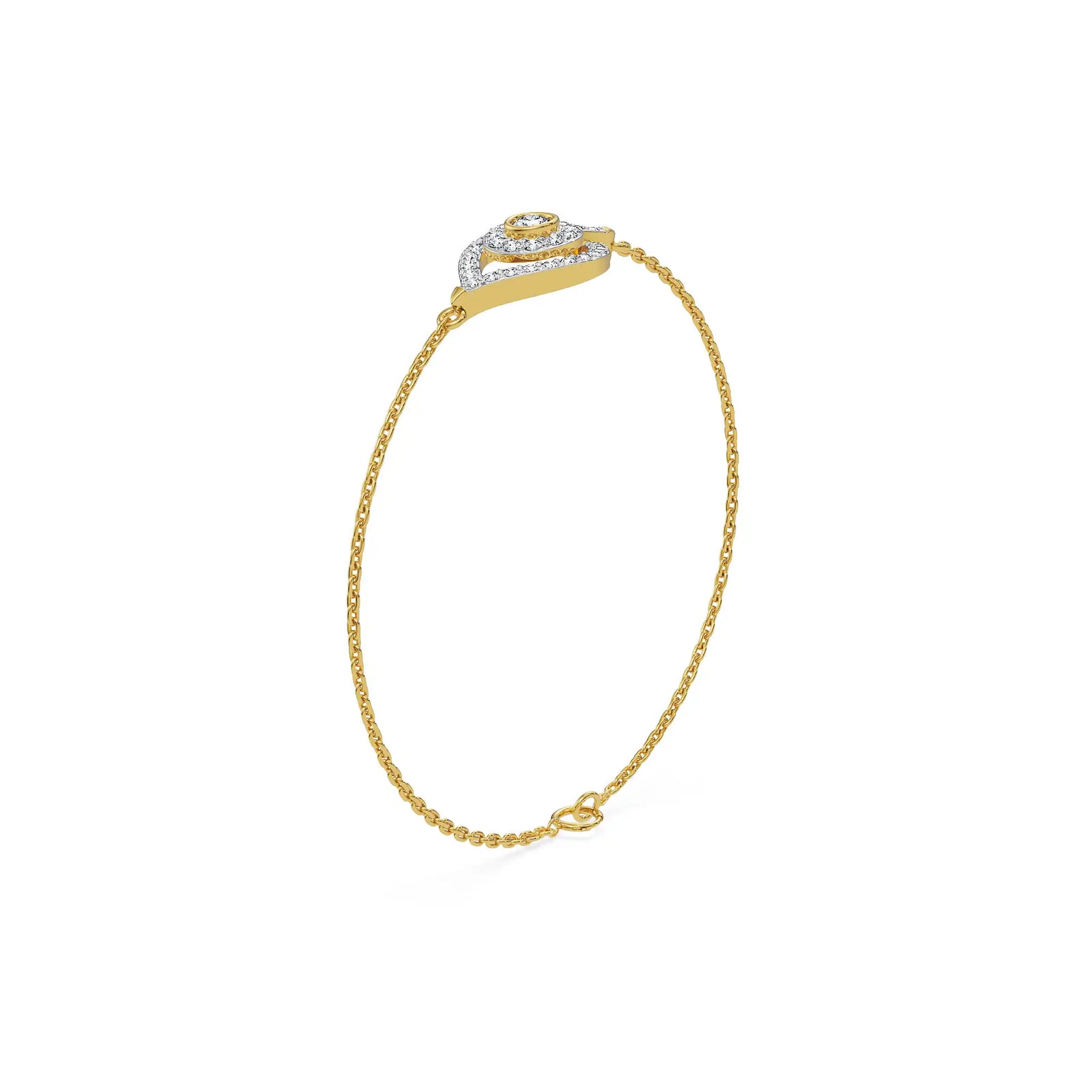 Astra Evil Eye Lab Grown Diamond Bracelet
Side View