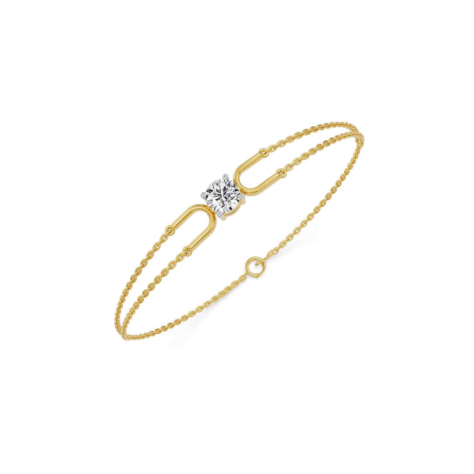Luna Sol Lab Grown Diamond Bracelet 
Top View