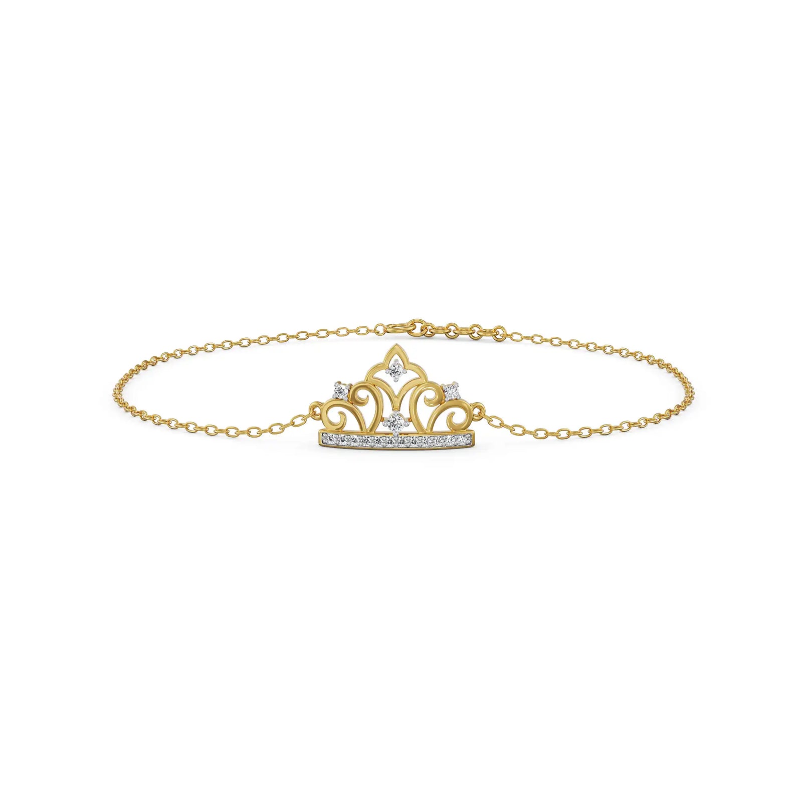 Tiara Charm Lab Grown Diamond Bracelet
Prospective View