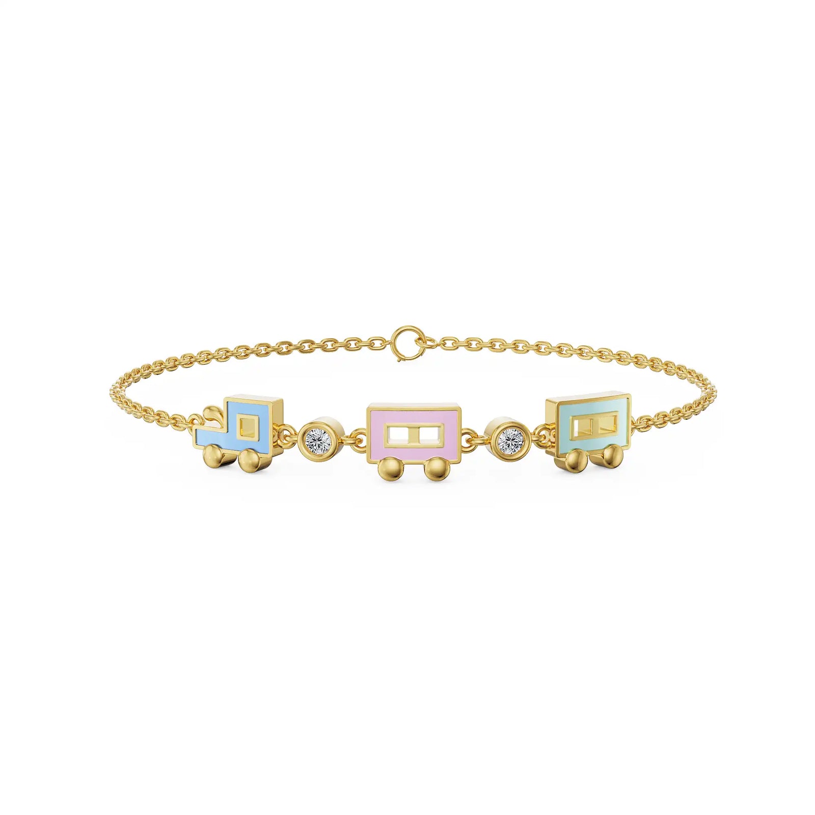 Whimsical Wanderlust Lab Grown Diamond Bracelet
Front View