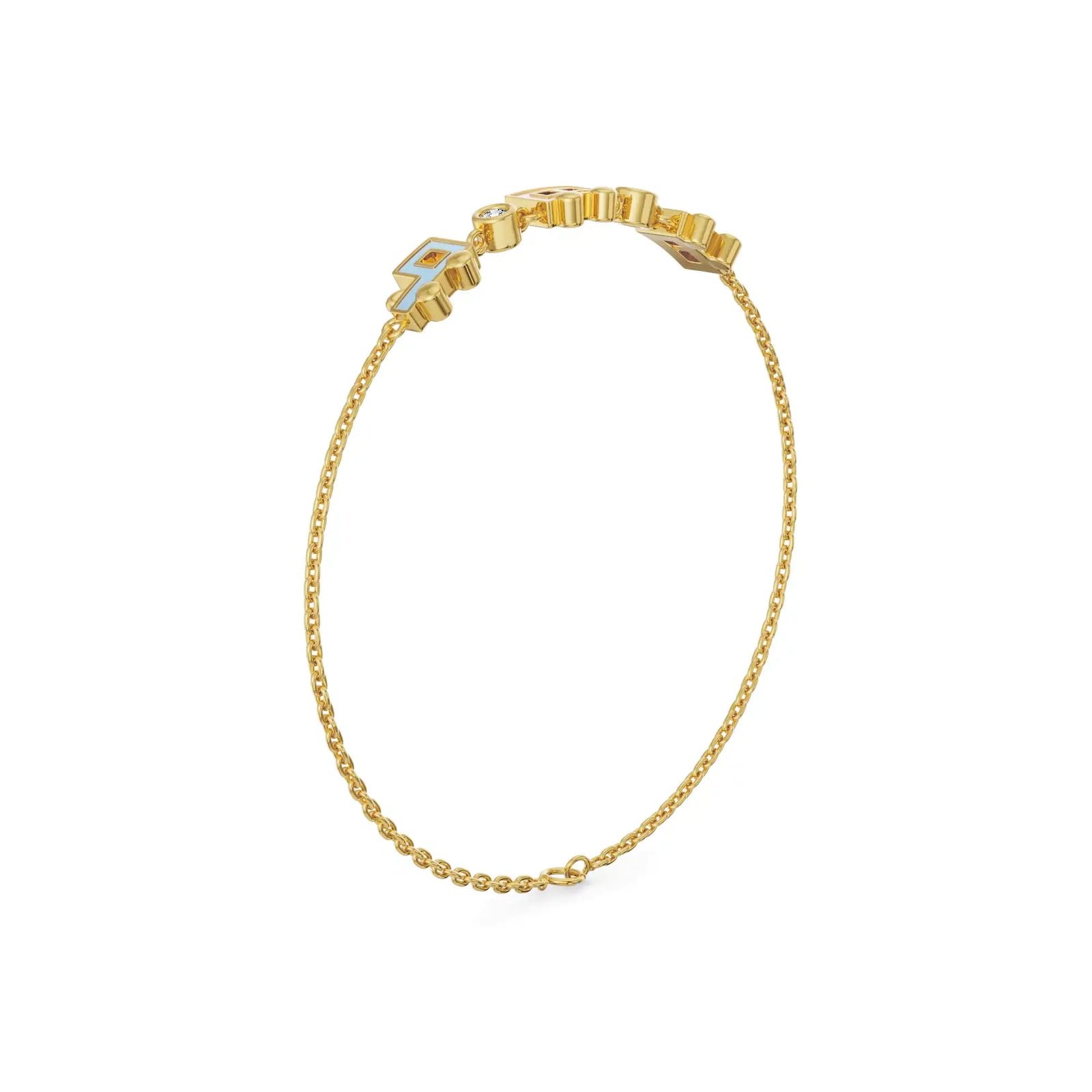 Whimsical Wanderlust Lab Grown Diamond Bracelet
Back View