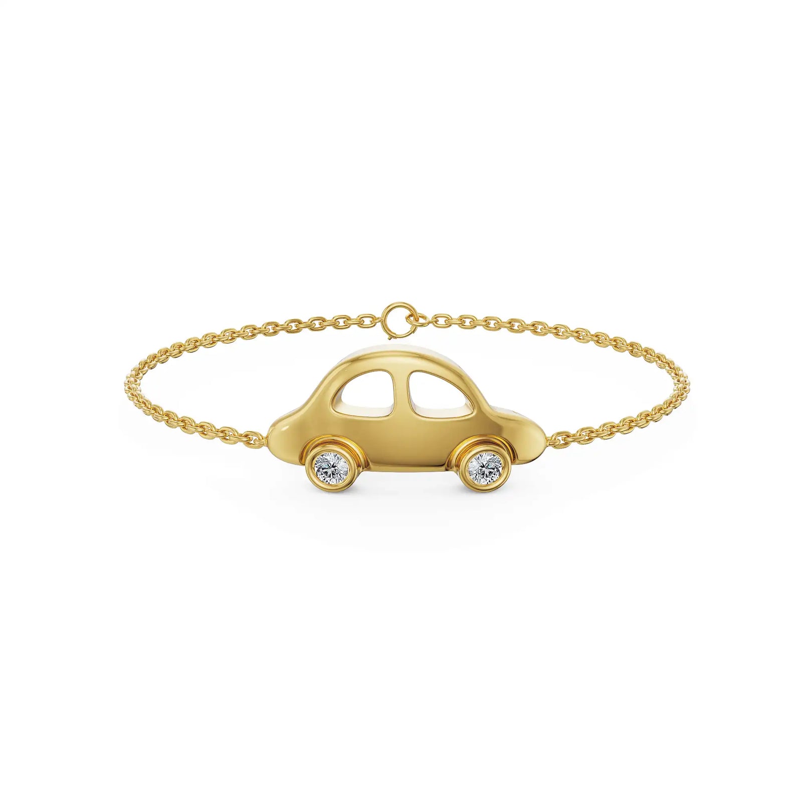 Beetle Joy Lab Grown Diamond Bracelet
Front View