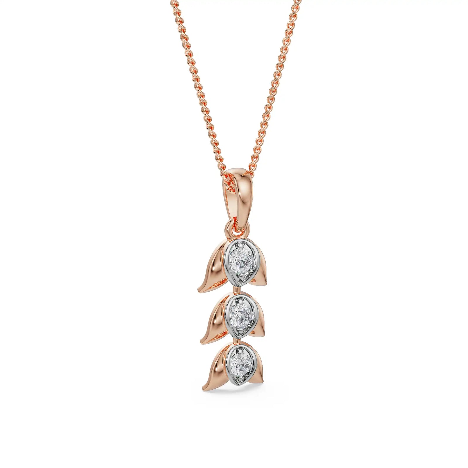 Sui Dhaga Diamond Pendant Set Side View