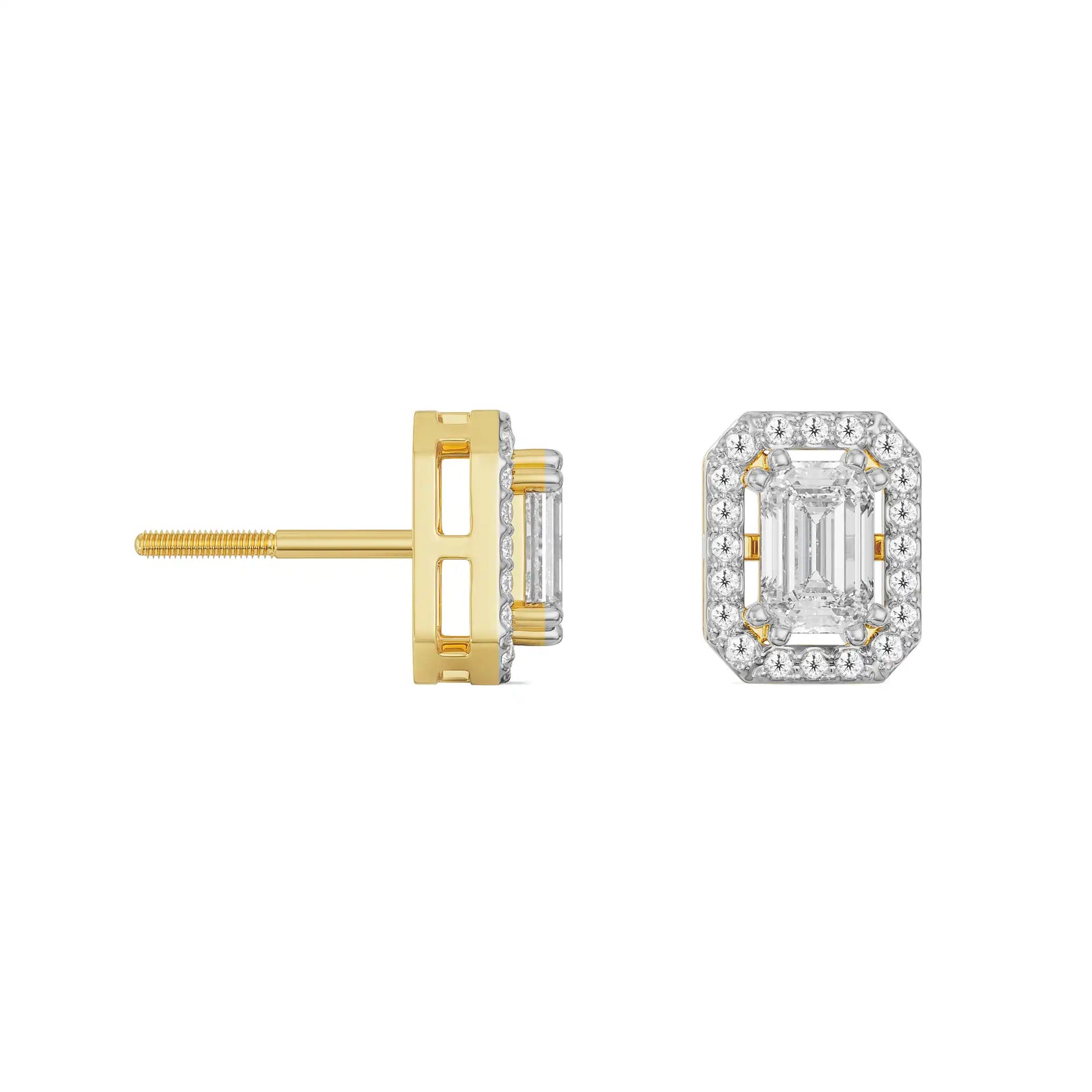 Luminescent Lab Grown Diamond Pendant Set Earrings - Prospective View