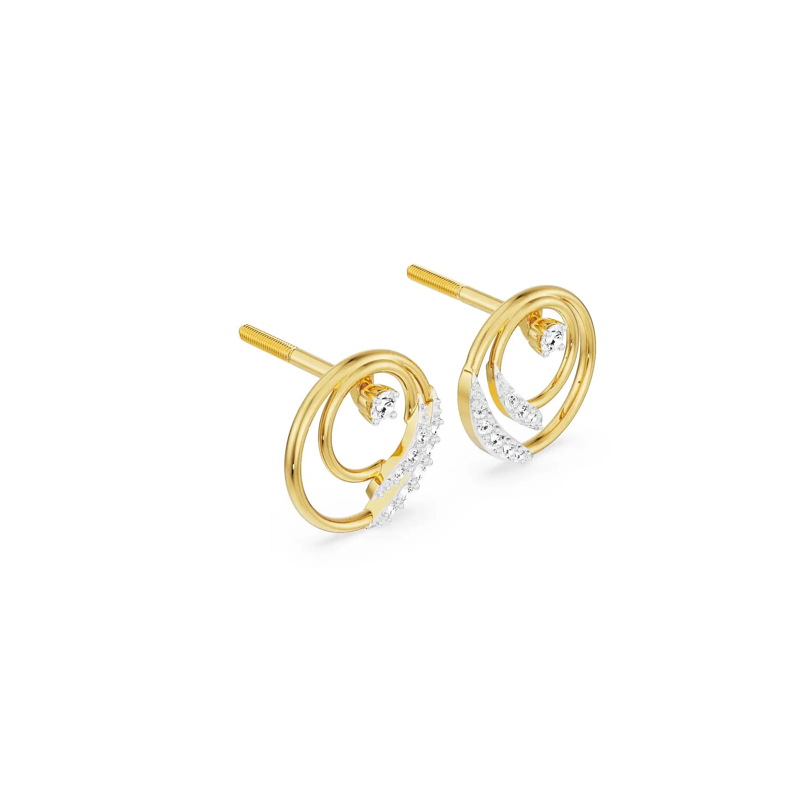 Luminescent Lab Grown Diamond Pendant Set Earrings - Right View