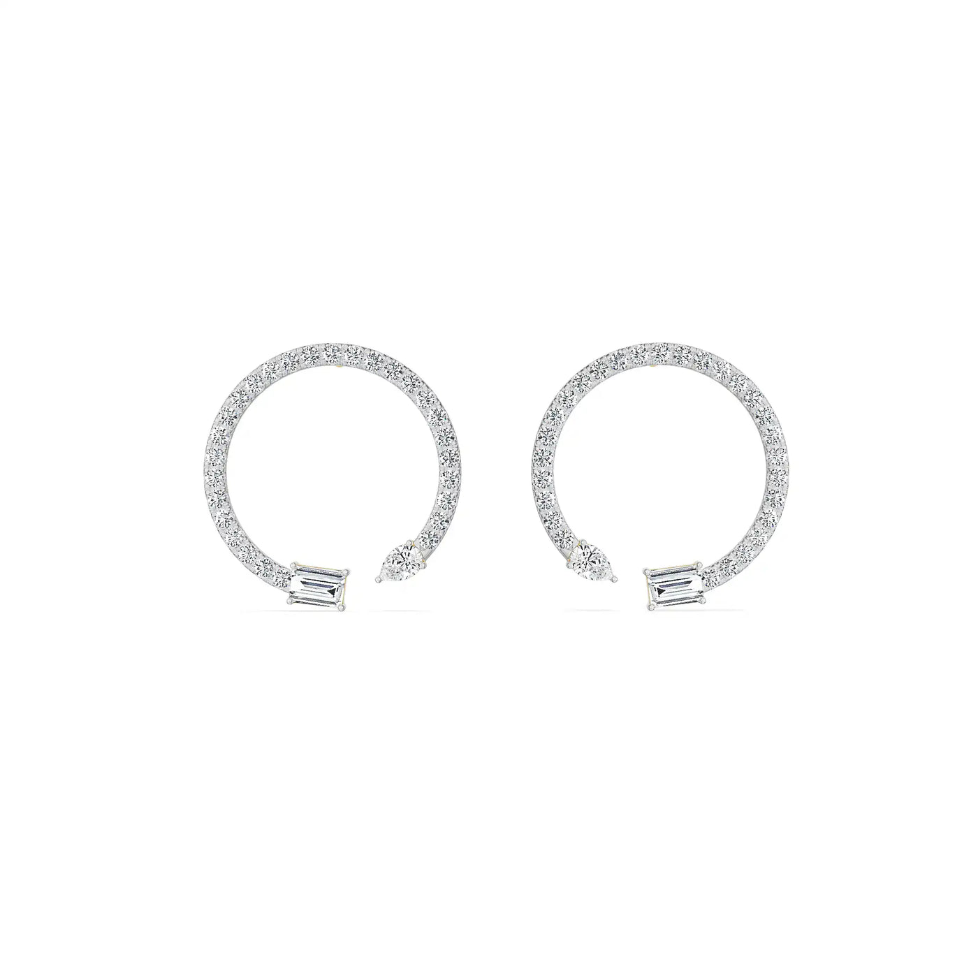 Brekie Hoop Lab Grown Diamond Earrings_in_stock