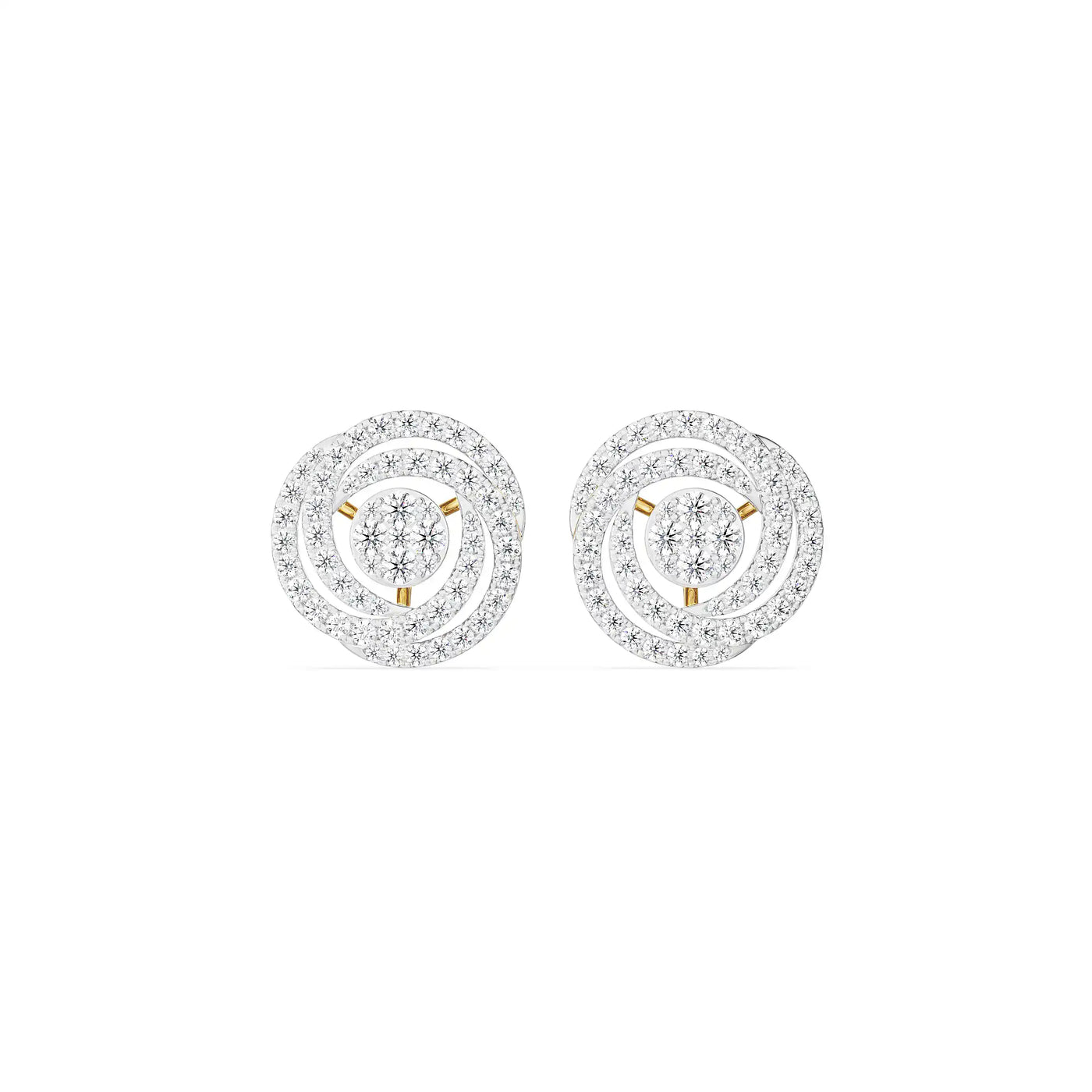 Circle of Life Diamond Studs 9KT