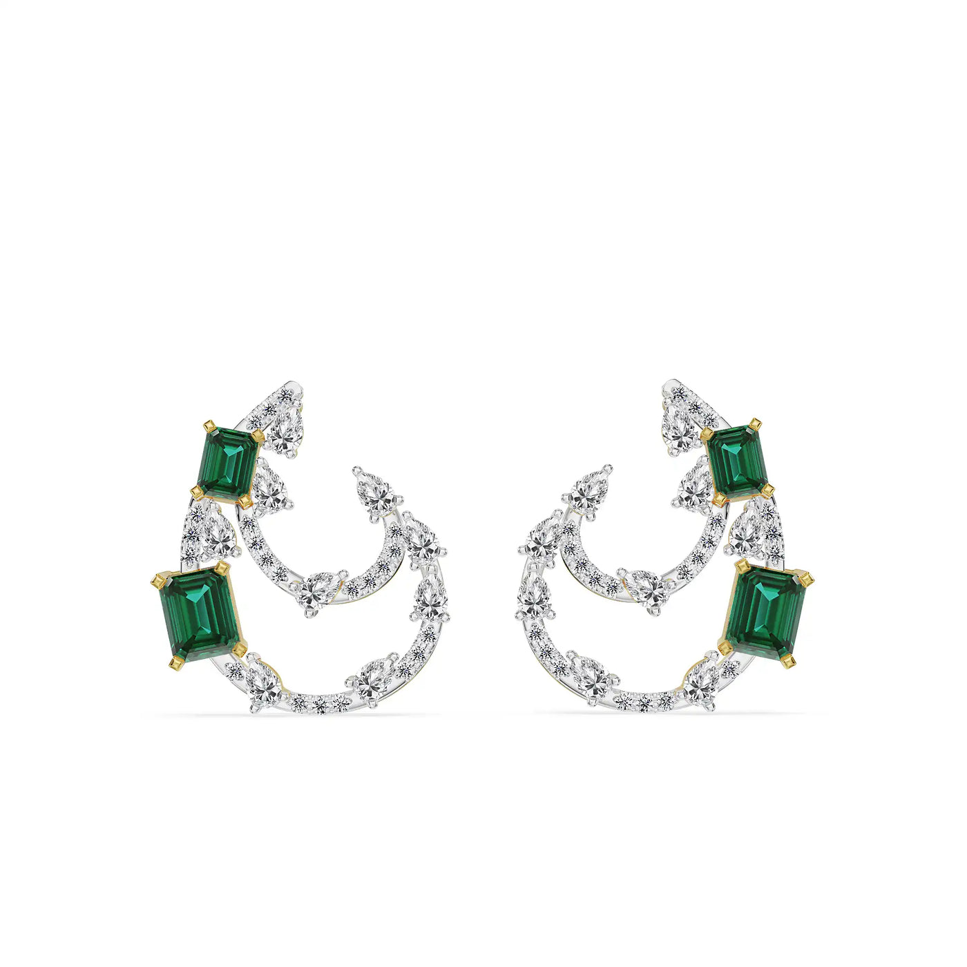 Eternal Emerald Lab Grown Diamond Studs 9KT