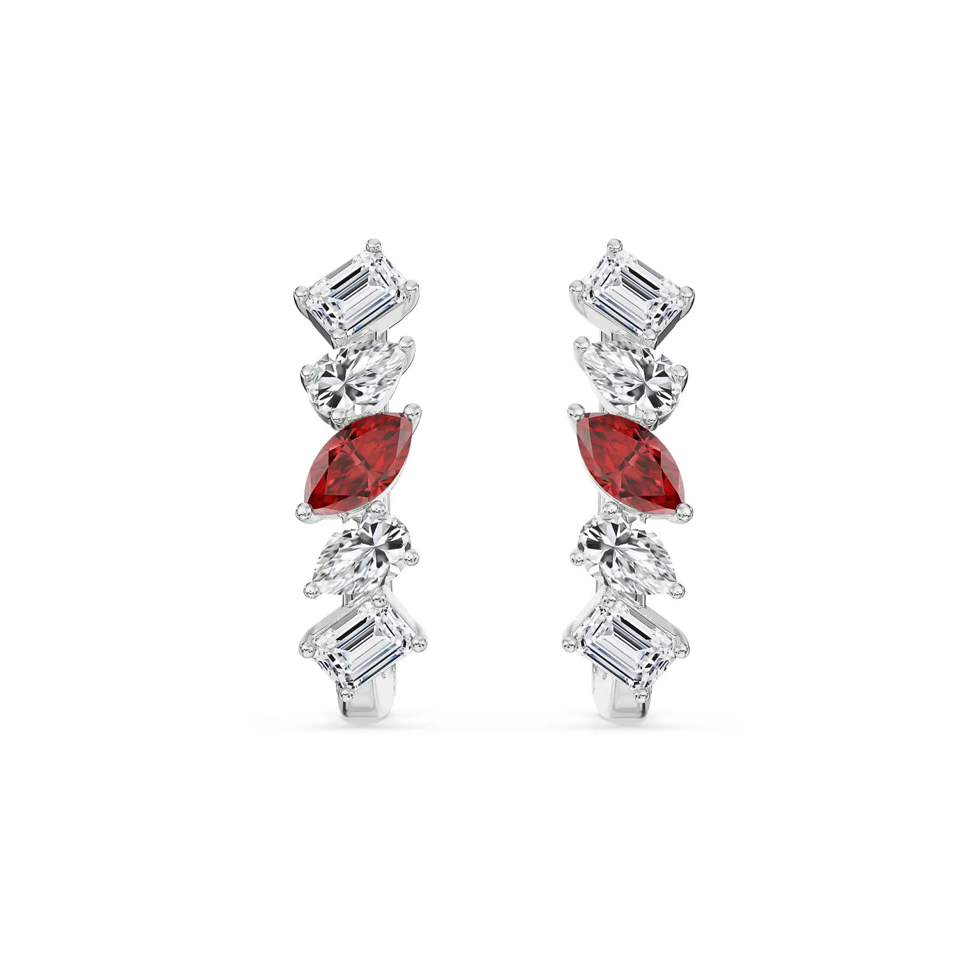 Regal Elegance Lab Grown Diamond Earrings
