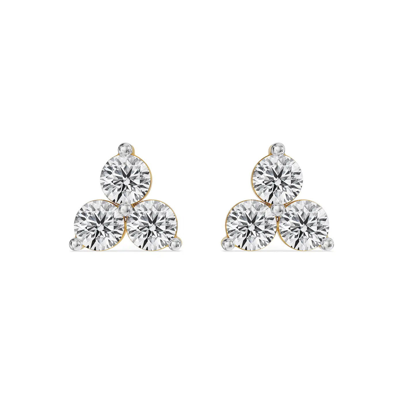 Clovia Trio Lab Grown Diamond Studs