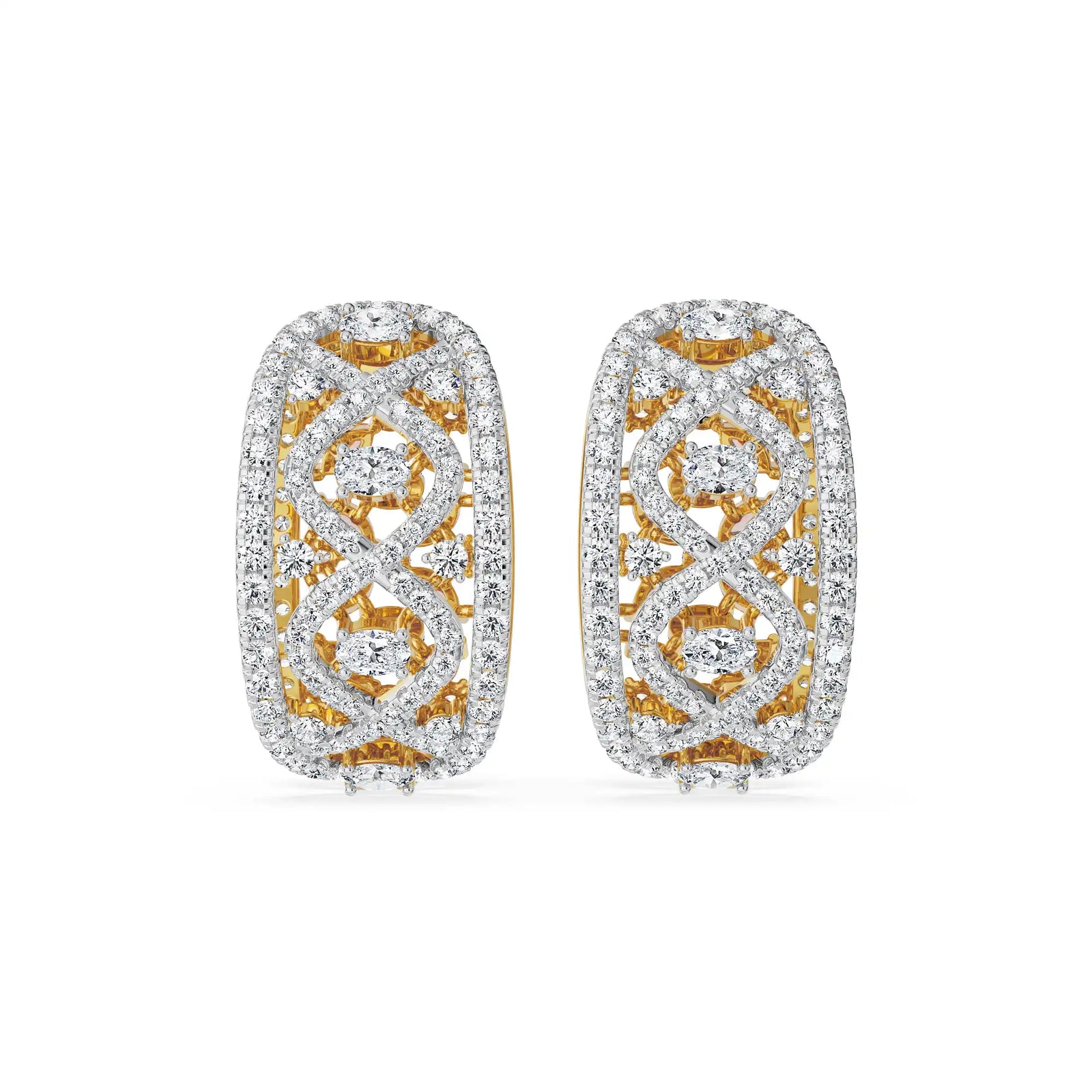 Convertible Tira Lab Grown Diamond Earrings 9KT