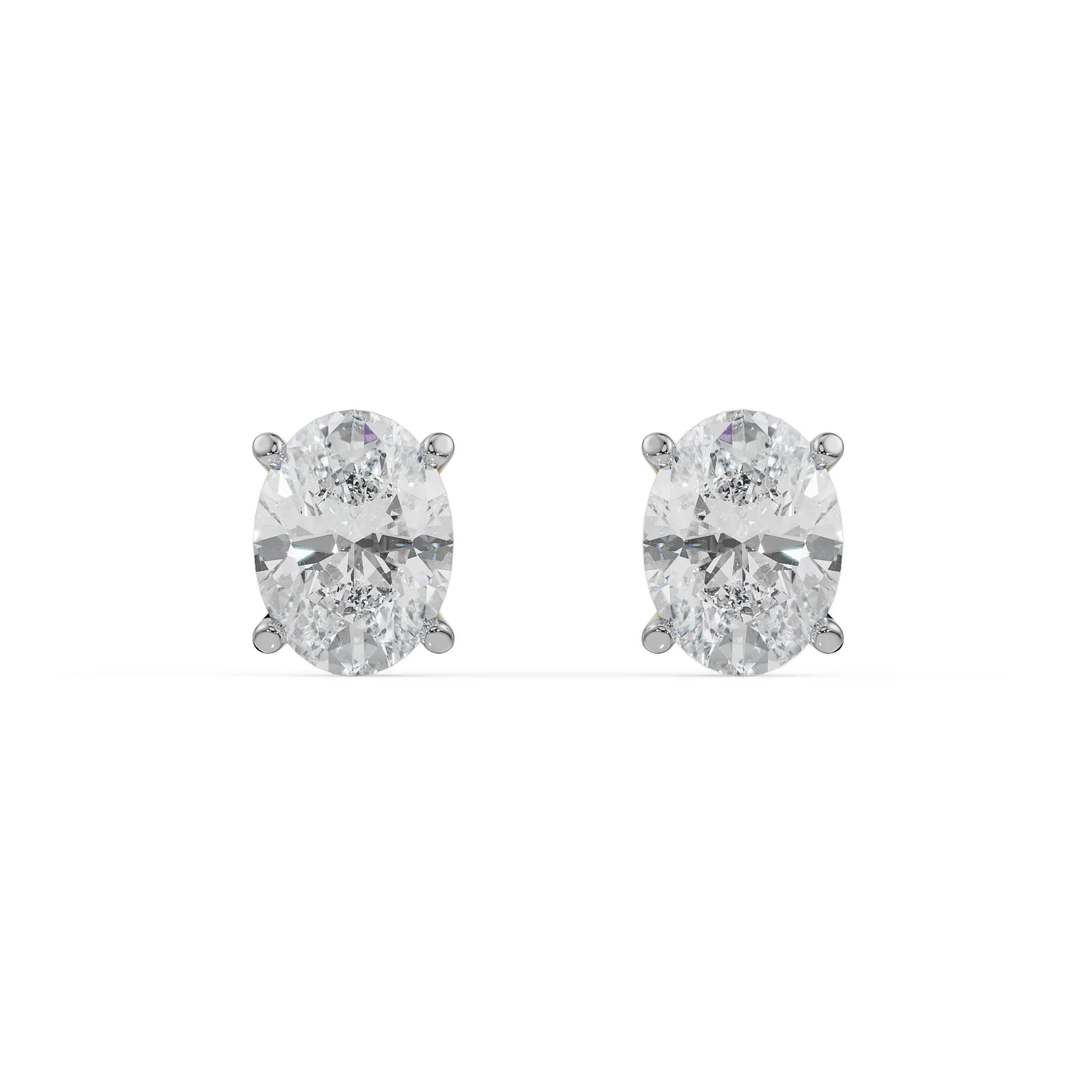 0 5 CT Oval Solitaire Lab Grown Diamond Studs_in-stock