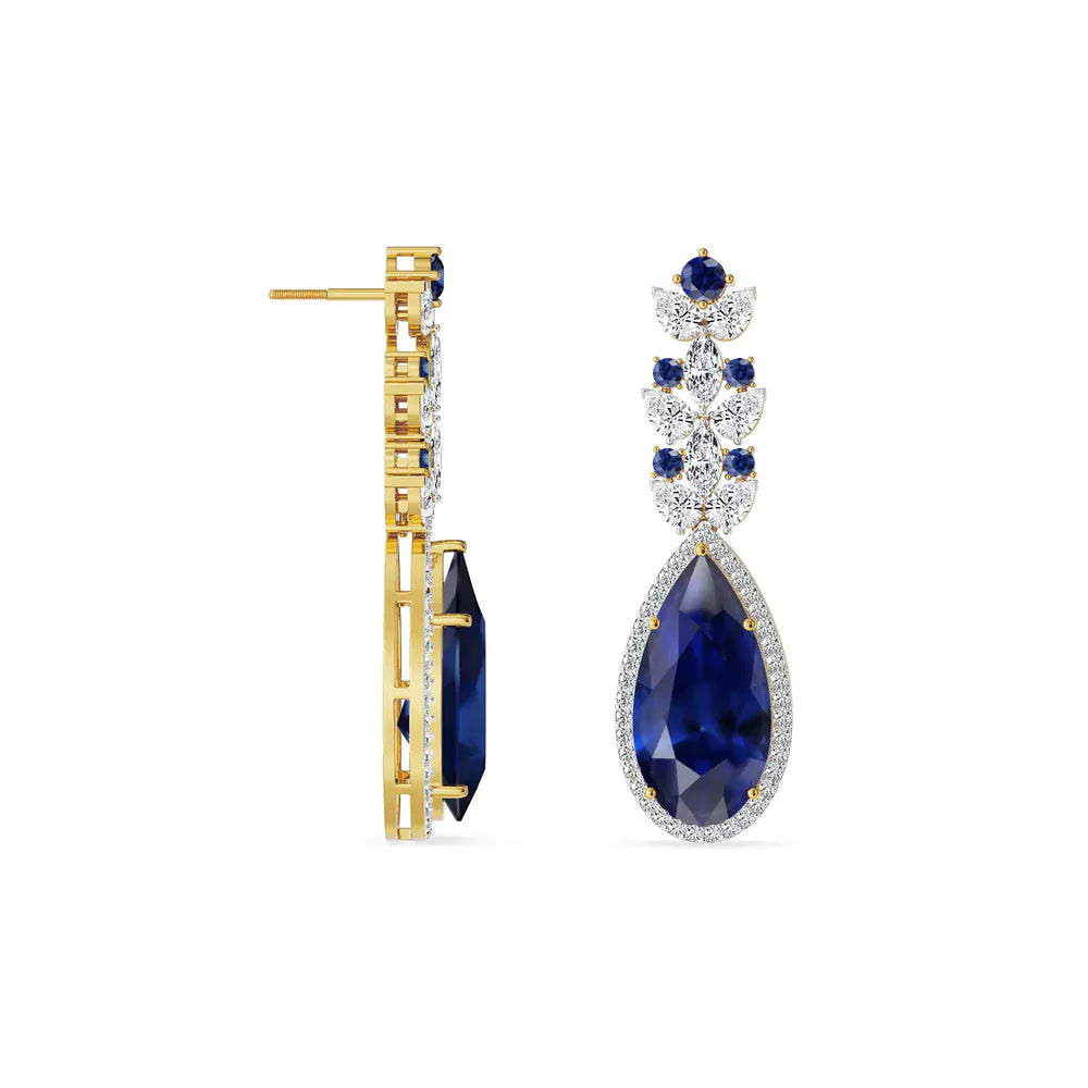 Indigo Ice Lab Grown Diamond Earrings_in_stock