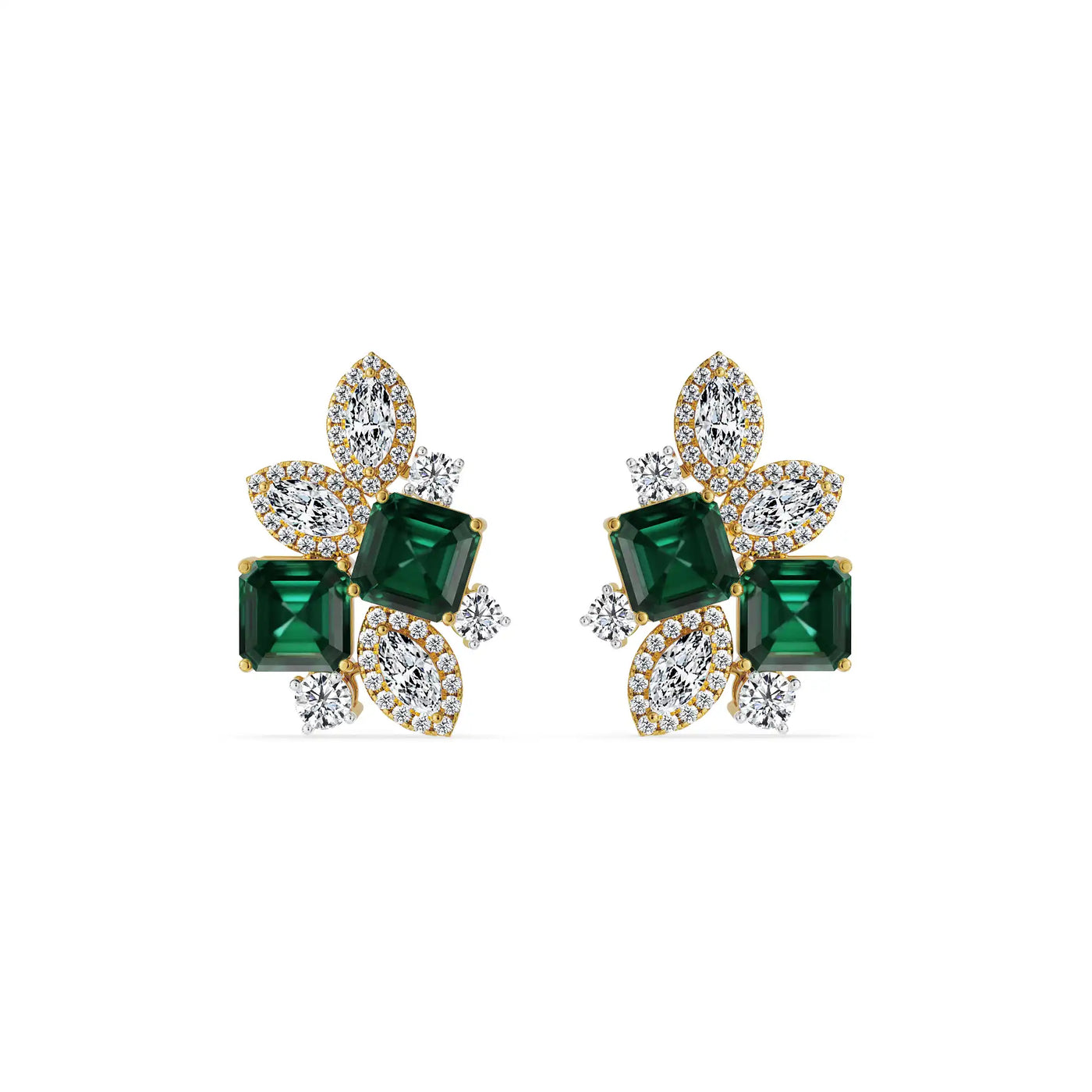 Fleur de Luxe Lab Grown Diamond Earrings